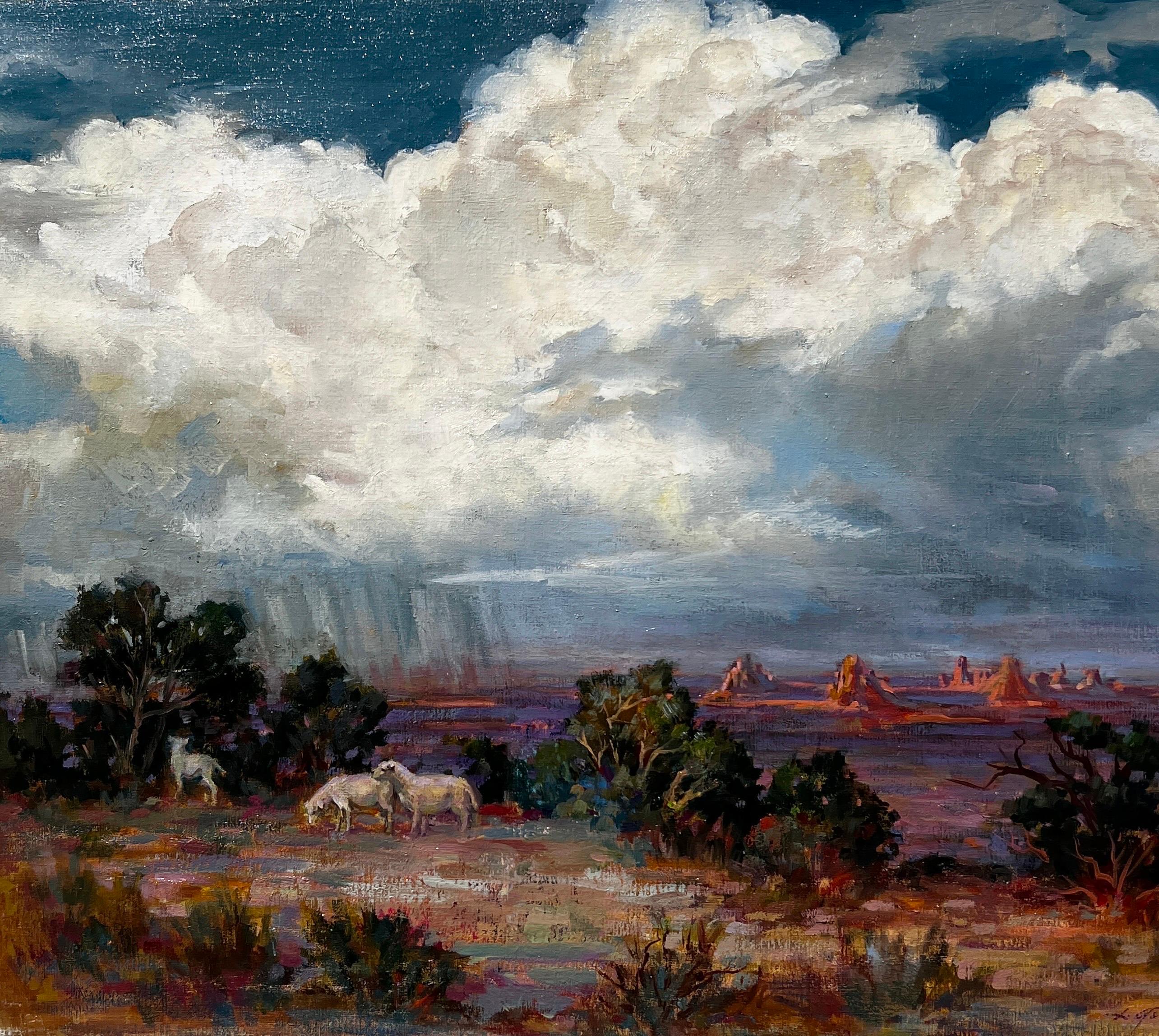 Lynn Gertenbach Landscape Painting - Thunder Head Ridge