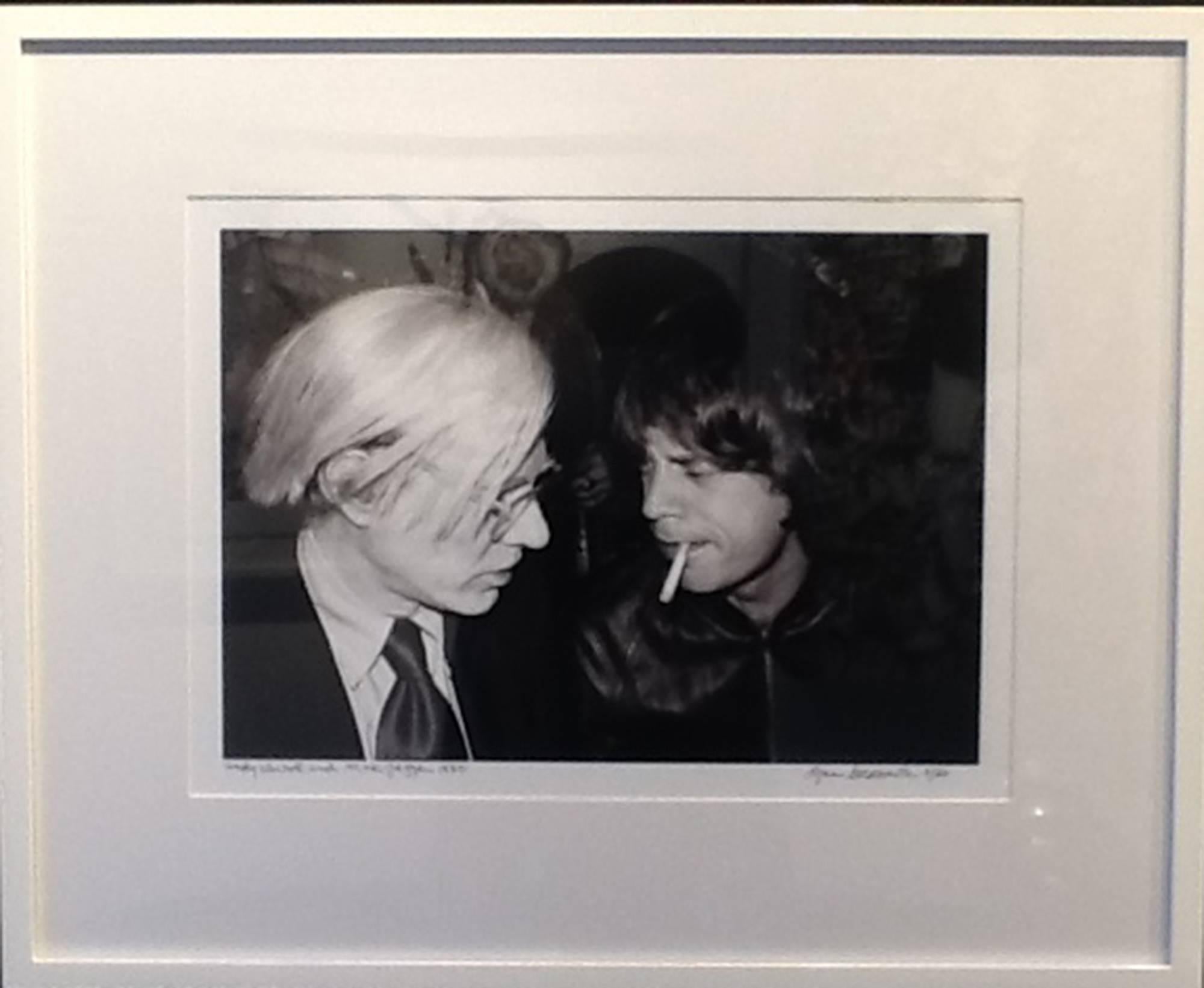 Andy Warhol Mick Jagger - Photograph by Lynn Goldsmith