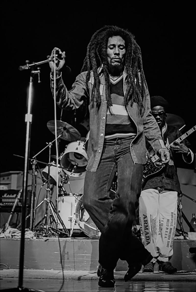Lynn Goldsmith Portrait Photograph - Bob Marley Standing, 1980