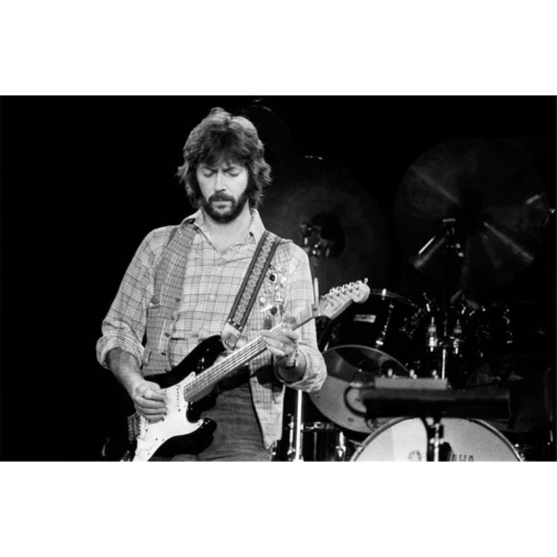 Lynn Goldsmith Black and White Photograph - Eric Clapton, 1976