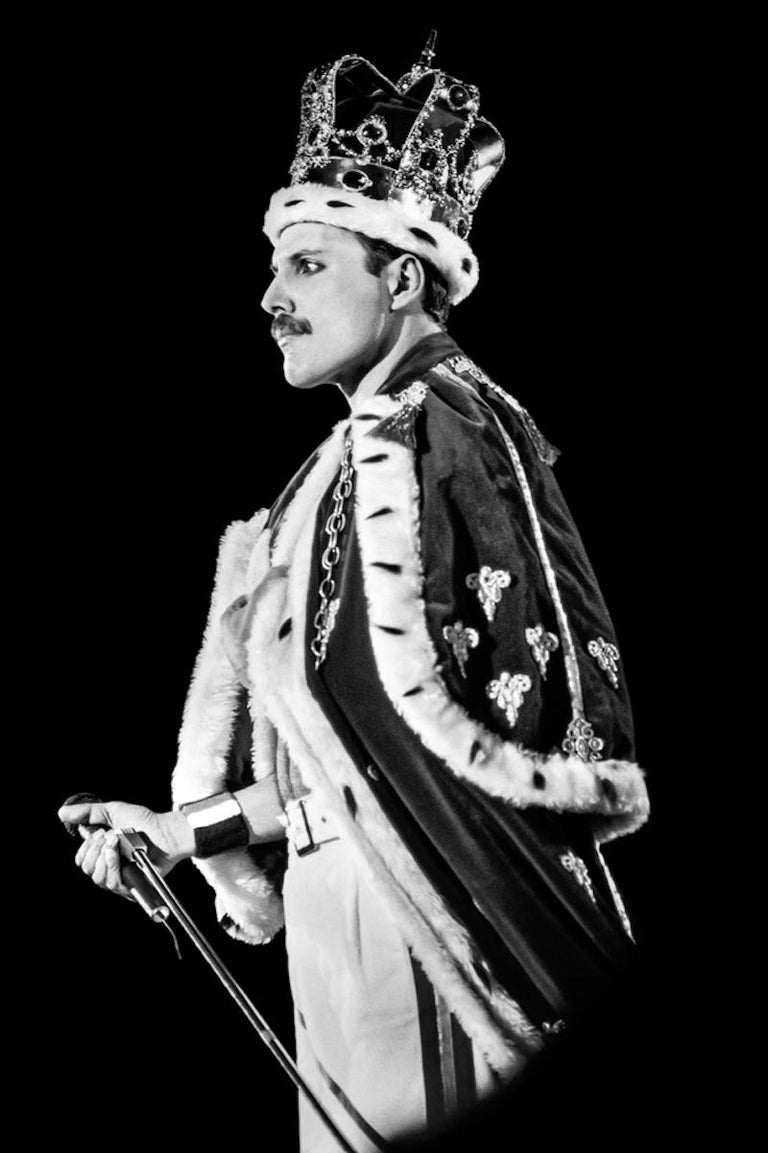 Lynn Goldsmith Black and White Photograph - Freddie Mercury, Queen