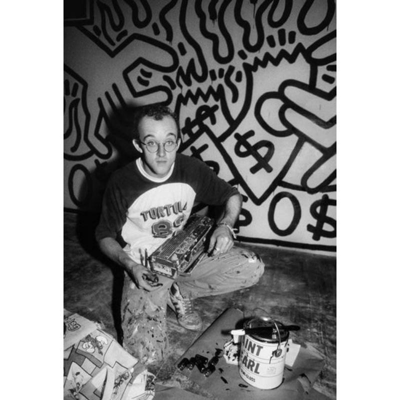 Lynn Goldsmith Color Photograph - Keith Haring 1986