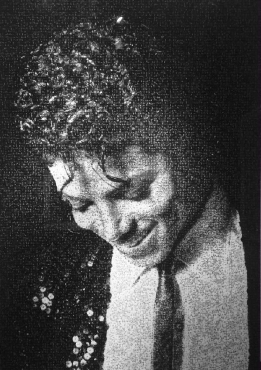Lynn Goldsmith Portrait Photograph - Michael Jackson Mosaic