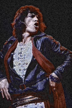 Mick Jagger Hands on Hips Color Mosaic