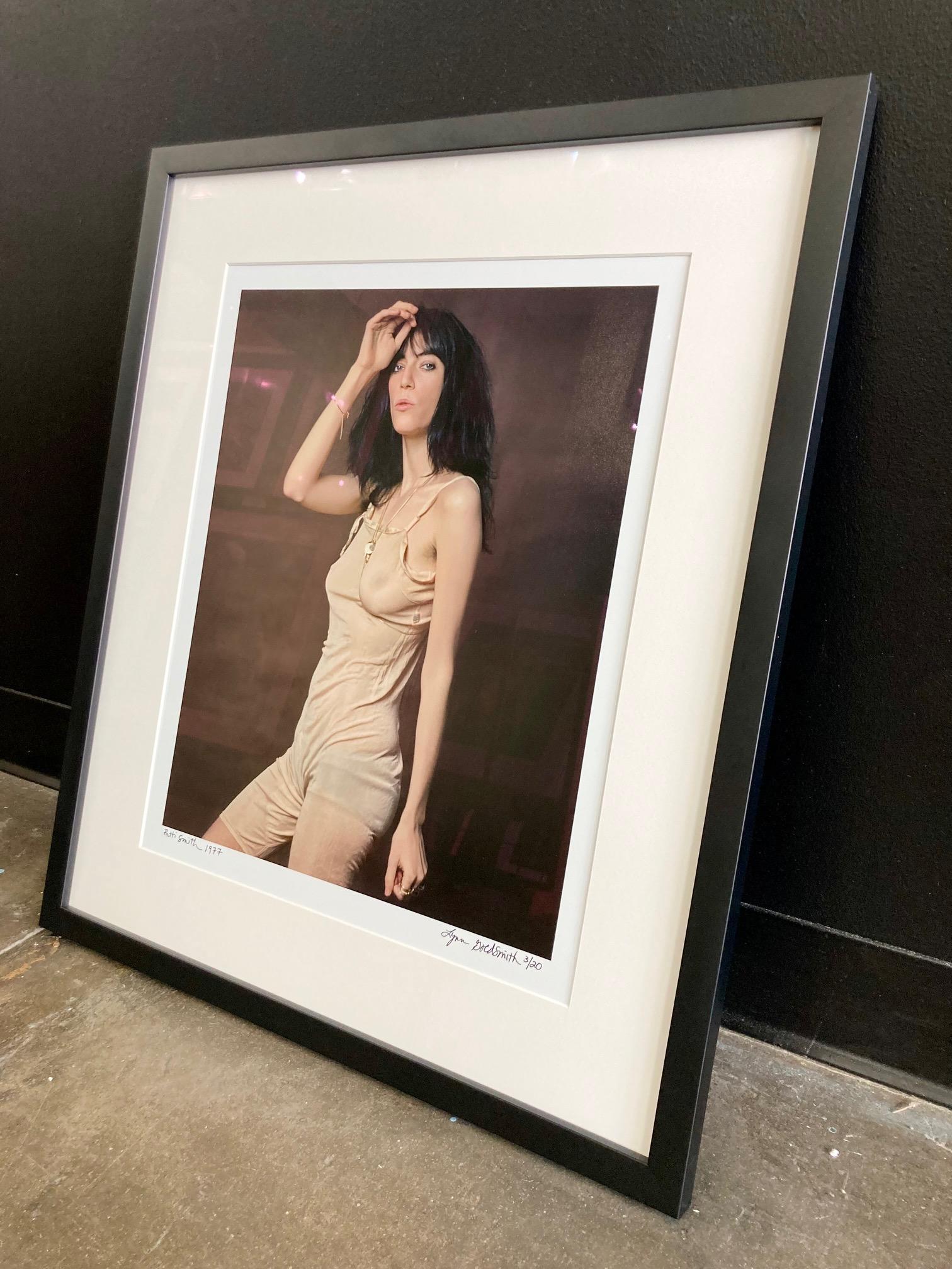 Patti Smith Easter outtake by Lynn Goldsmith framed signed limited edition print 1