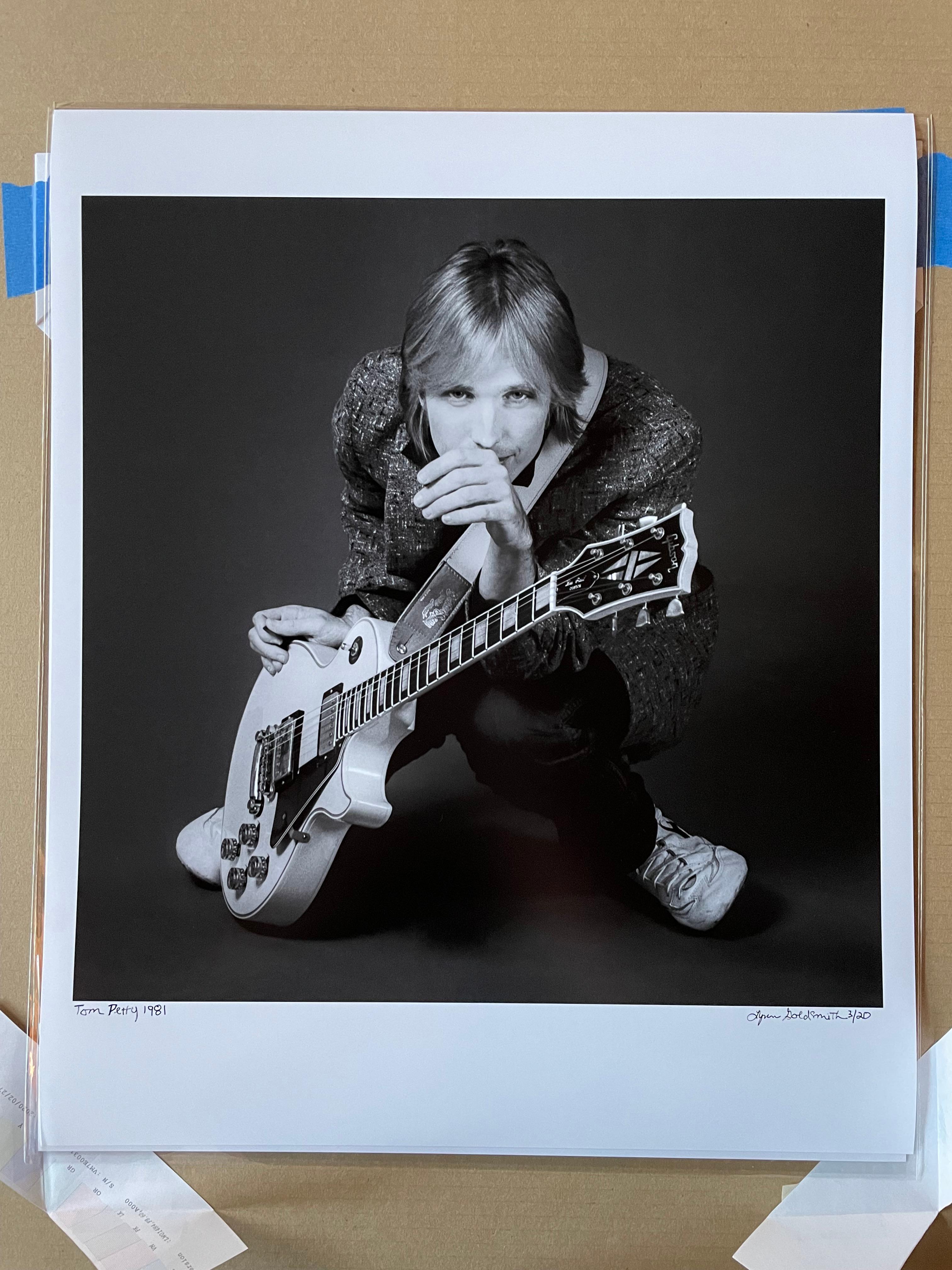 Tom Petty, Recording Studio 1981 - Photograph by Lynn Goldsmith