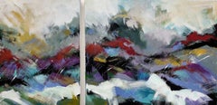 Beneath the Waves of Your Heart, Abstract Painting