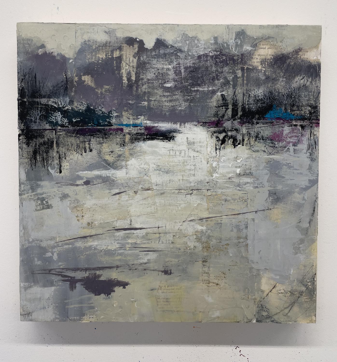 Danza delle illusioni, Pittura astratta - Painting Astratto di Lynn Goldstein