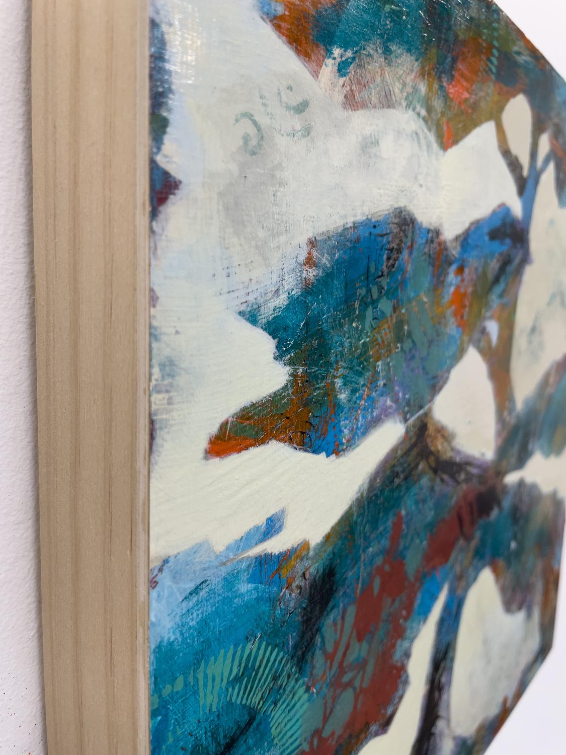 Splendido Juniper, Pittura Astratta - Painting di Lynn Goldstein
