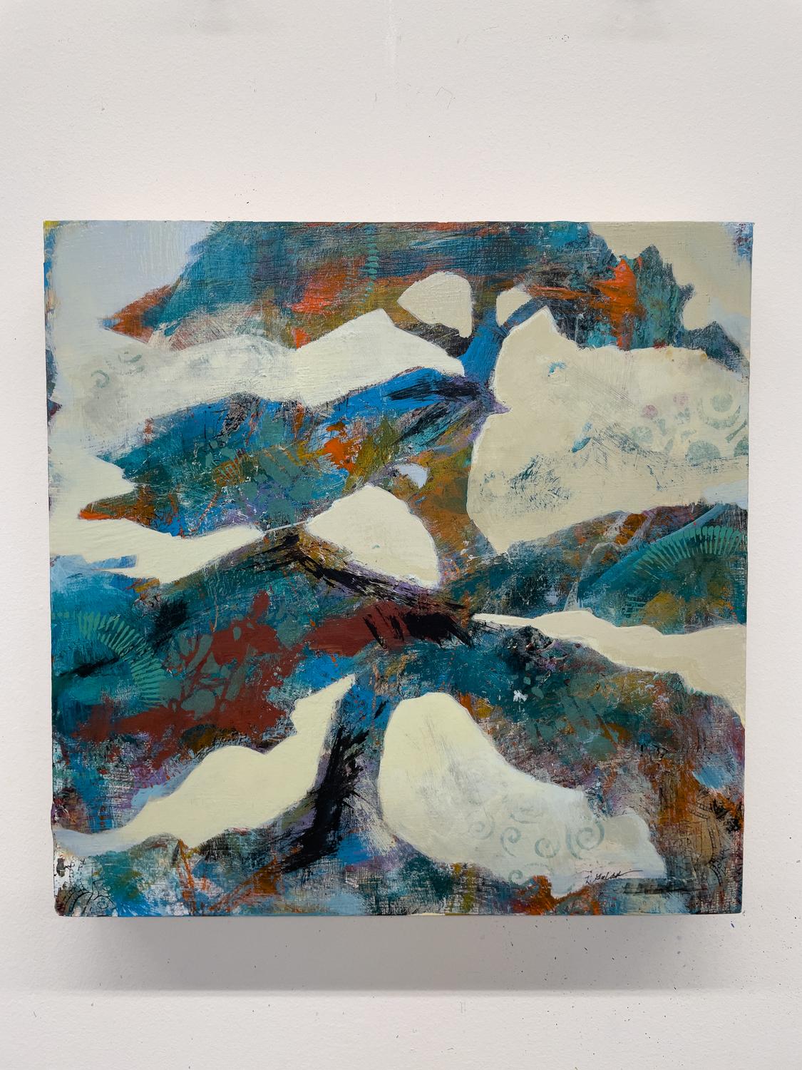 Splendido Juniper, Pittura Astratta - Painting Astratto di Lynn Goldstein