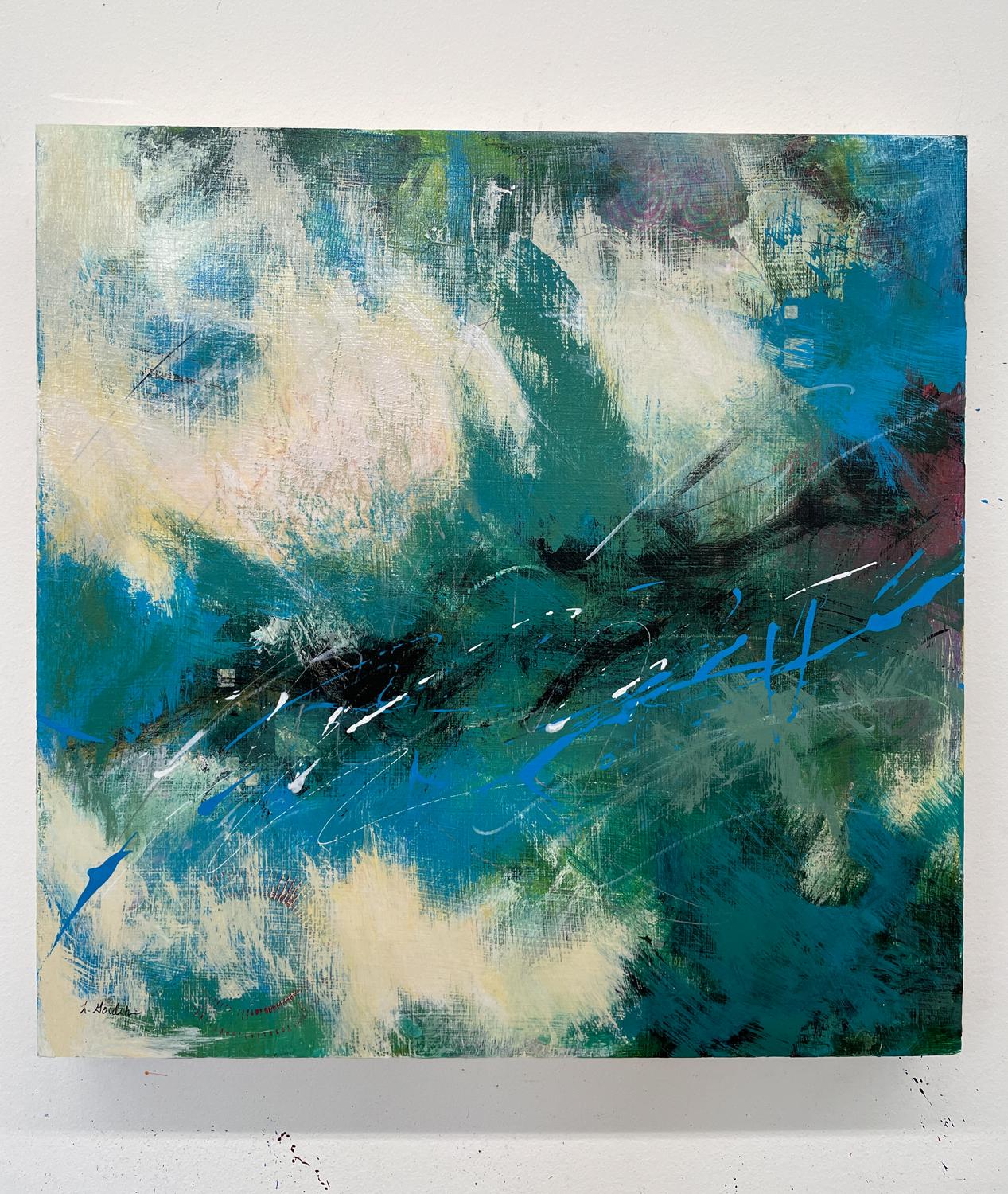 Sorprese magiche, Pittura astratta - Painting Astratto di Lynn Goldstein