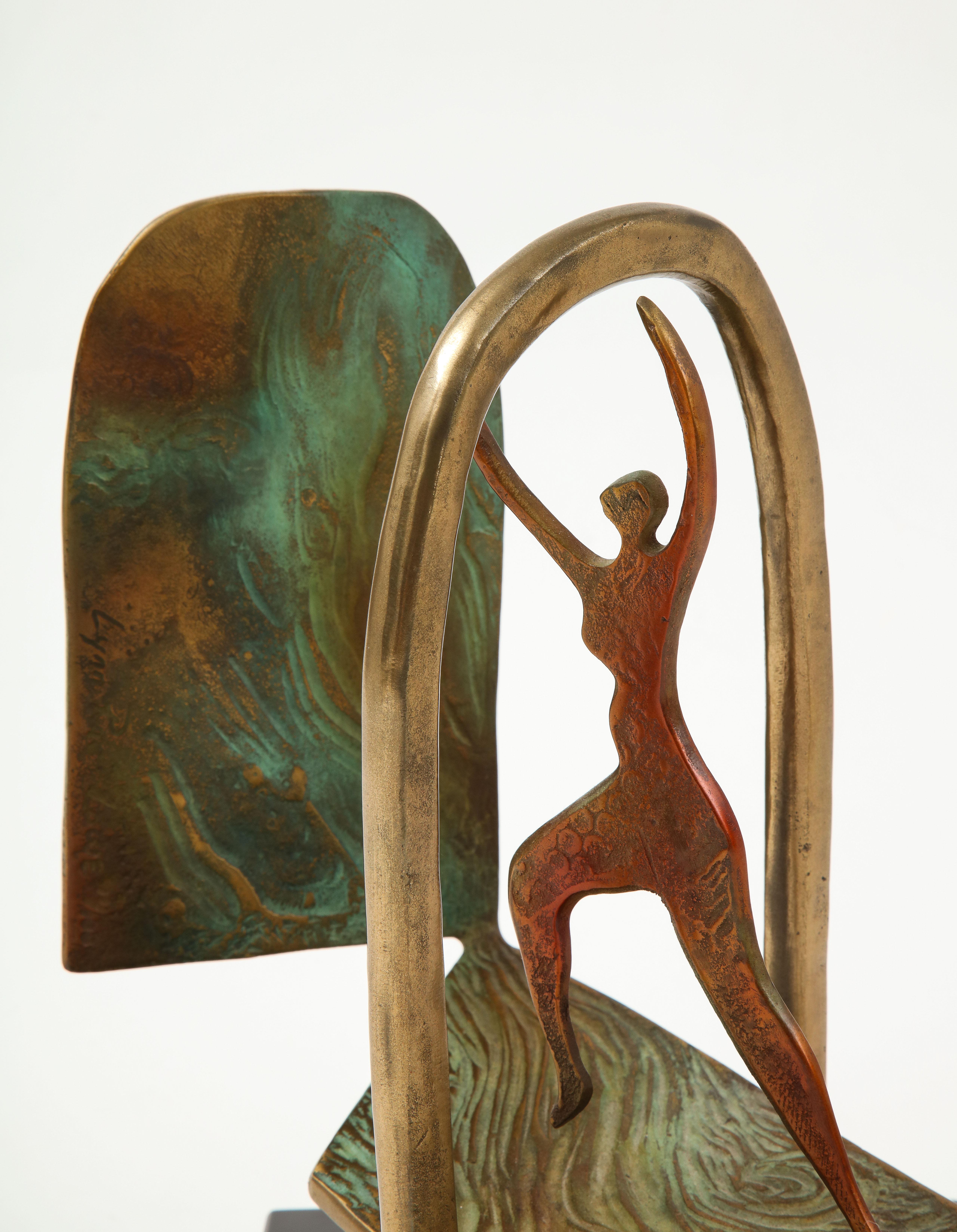Lynn Rae Lowe Bronze Sculpture For Sale 5