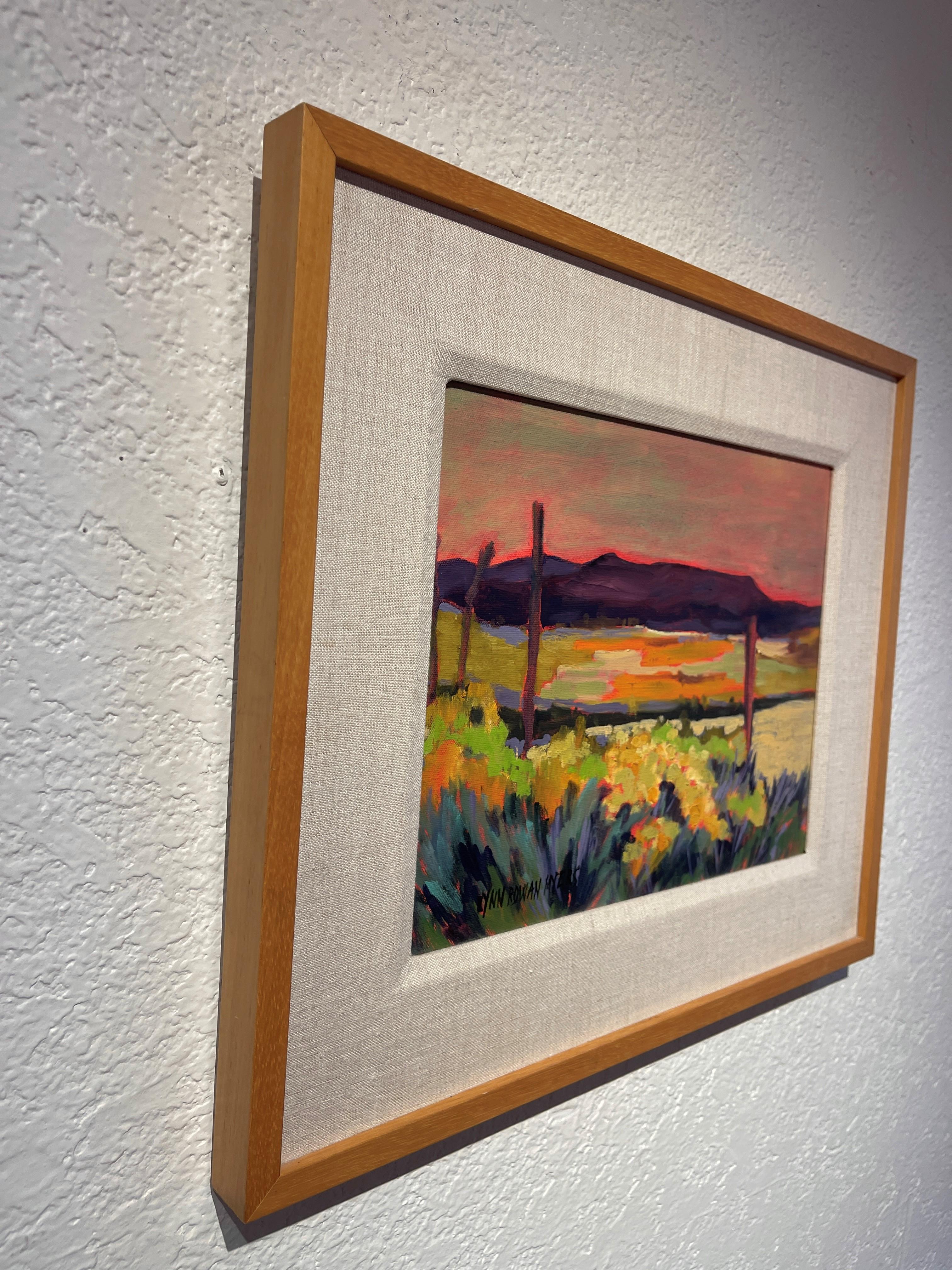Don't Fence Me In - Expressionist Painting by Lynn Rowan Myers
