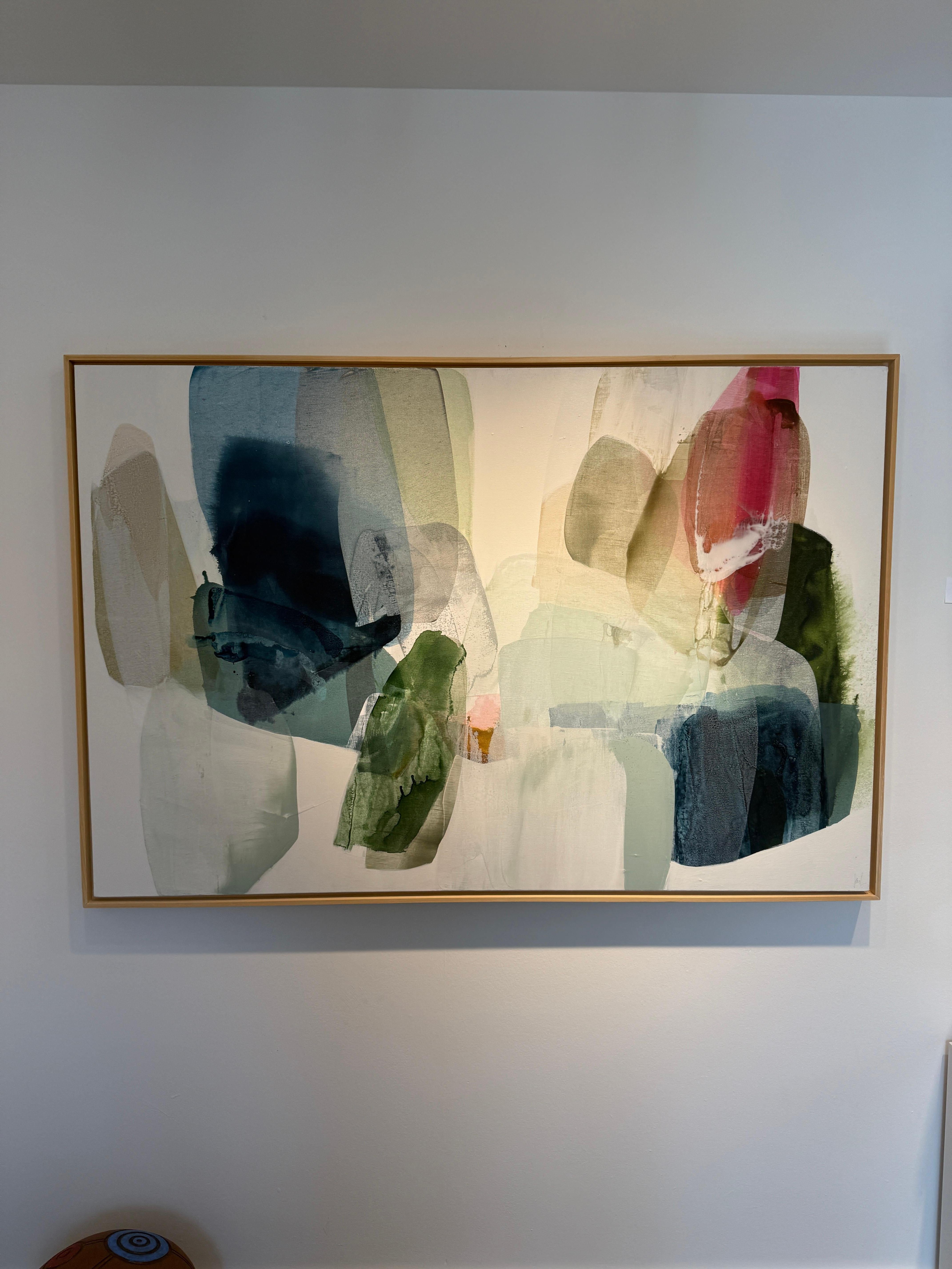 A Crowd of Silence - Painting by Lynn Sanders