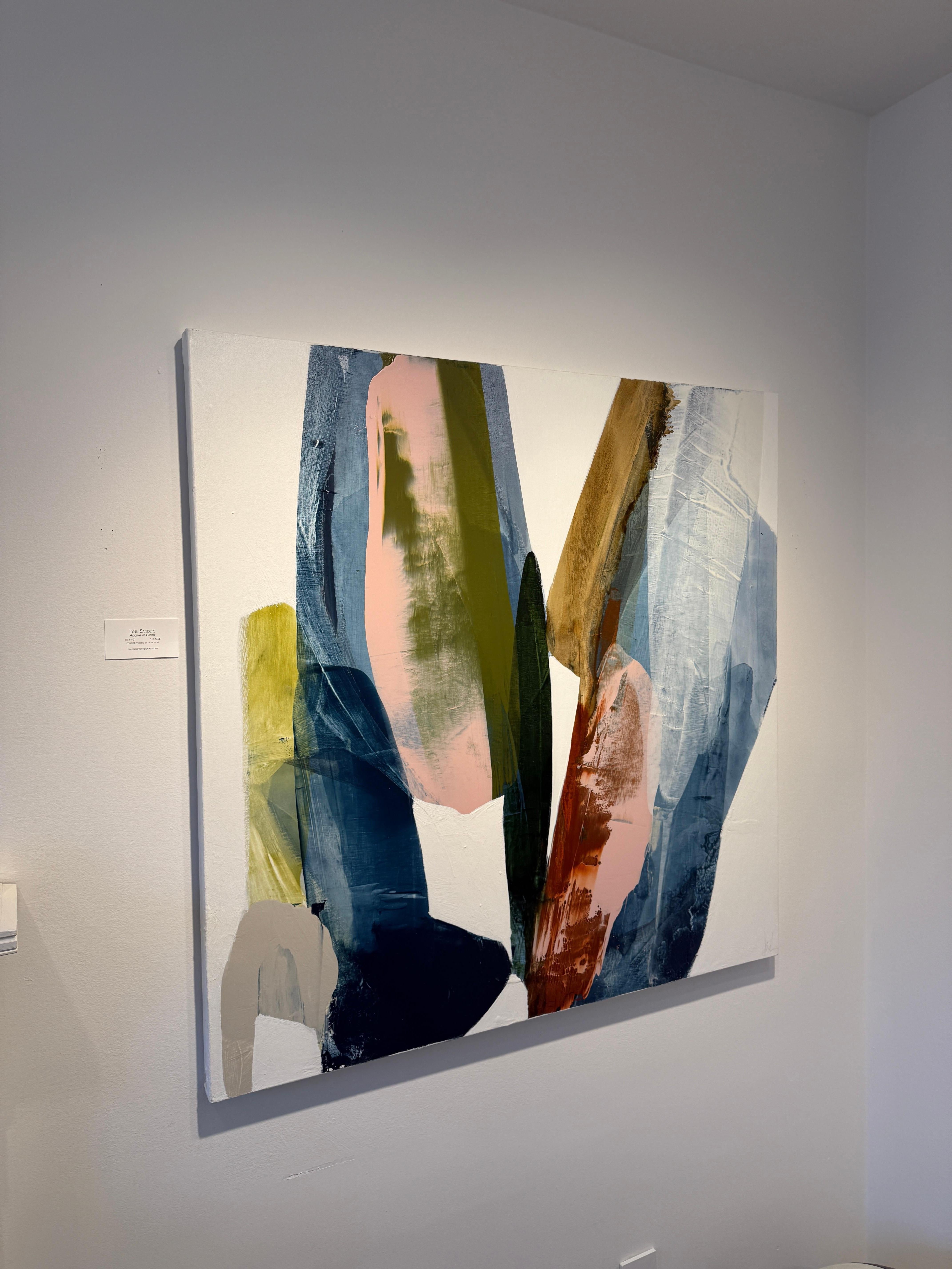Agave a colori - Painting Astratto di Lynn Sanders
