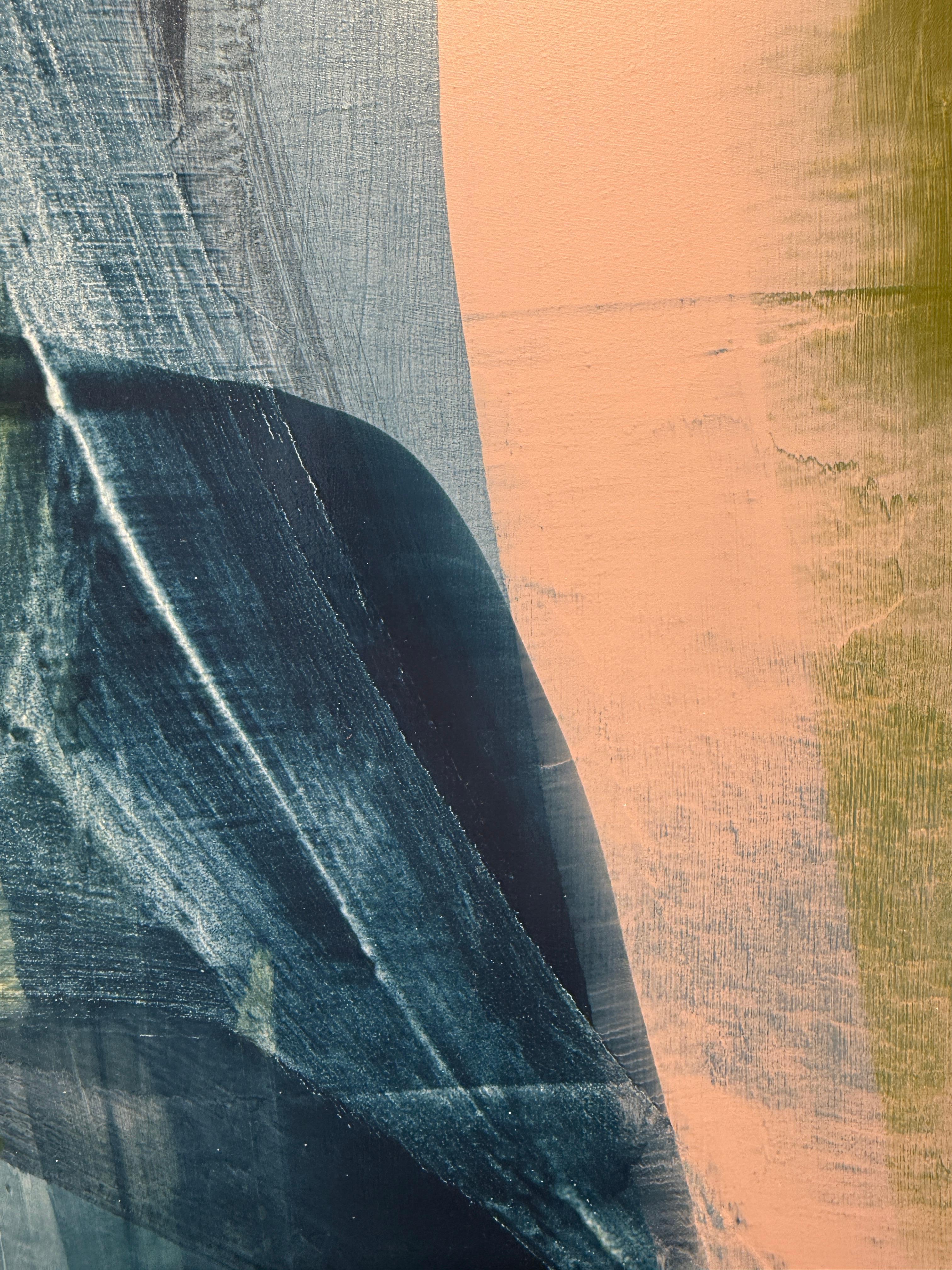 Agave a colori - Abstract Painting Grigio di Lynn Sanders