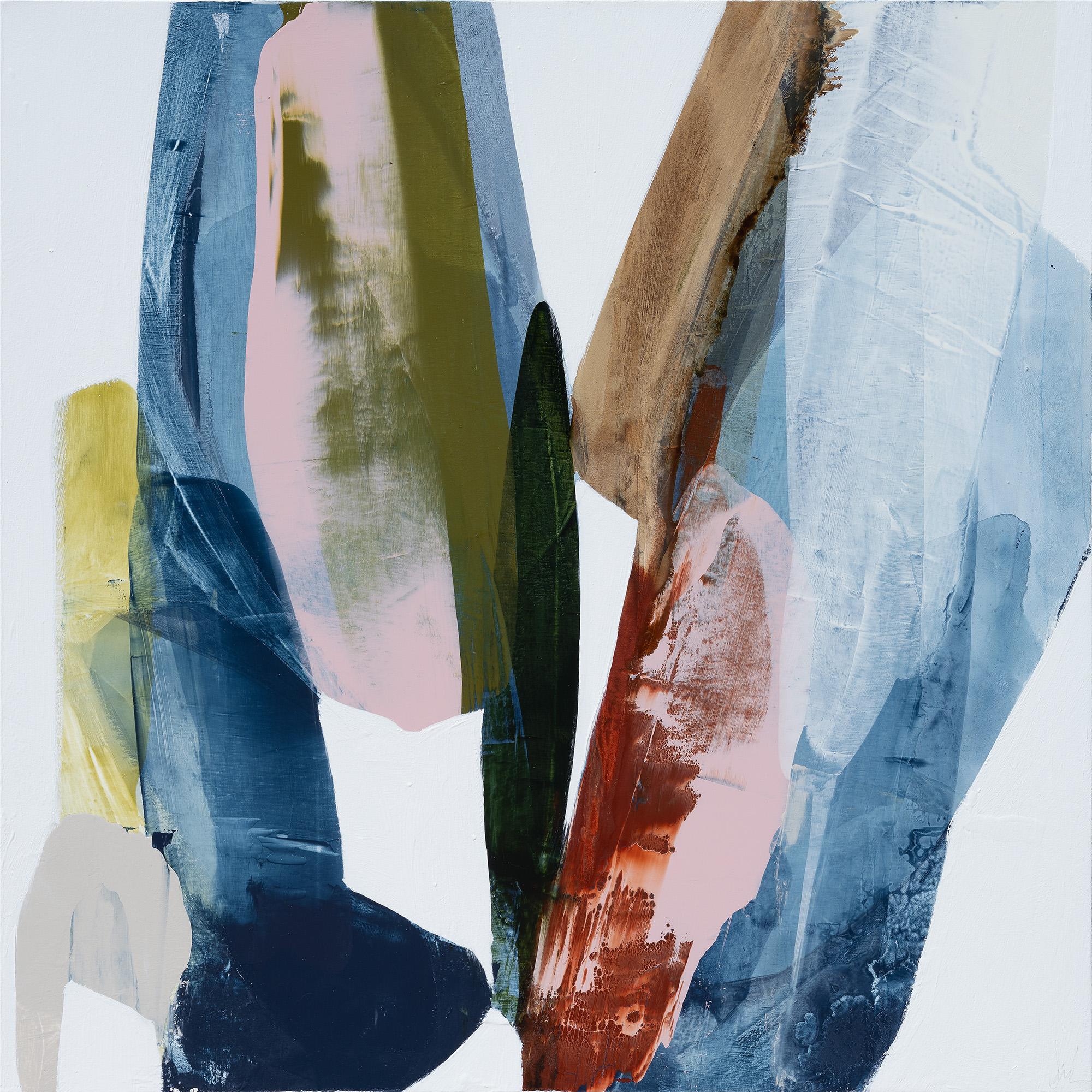 Abstract Painting di Lynn Sanders - Agave a colori