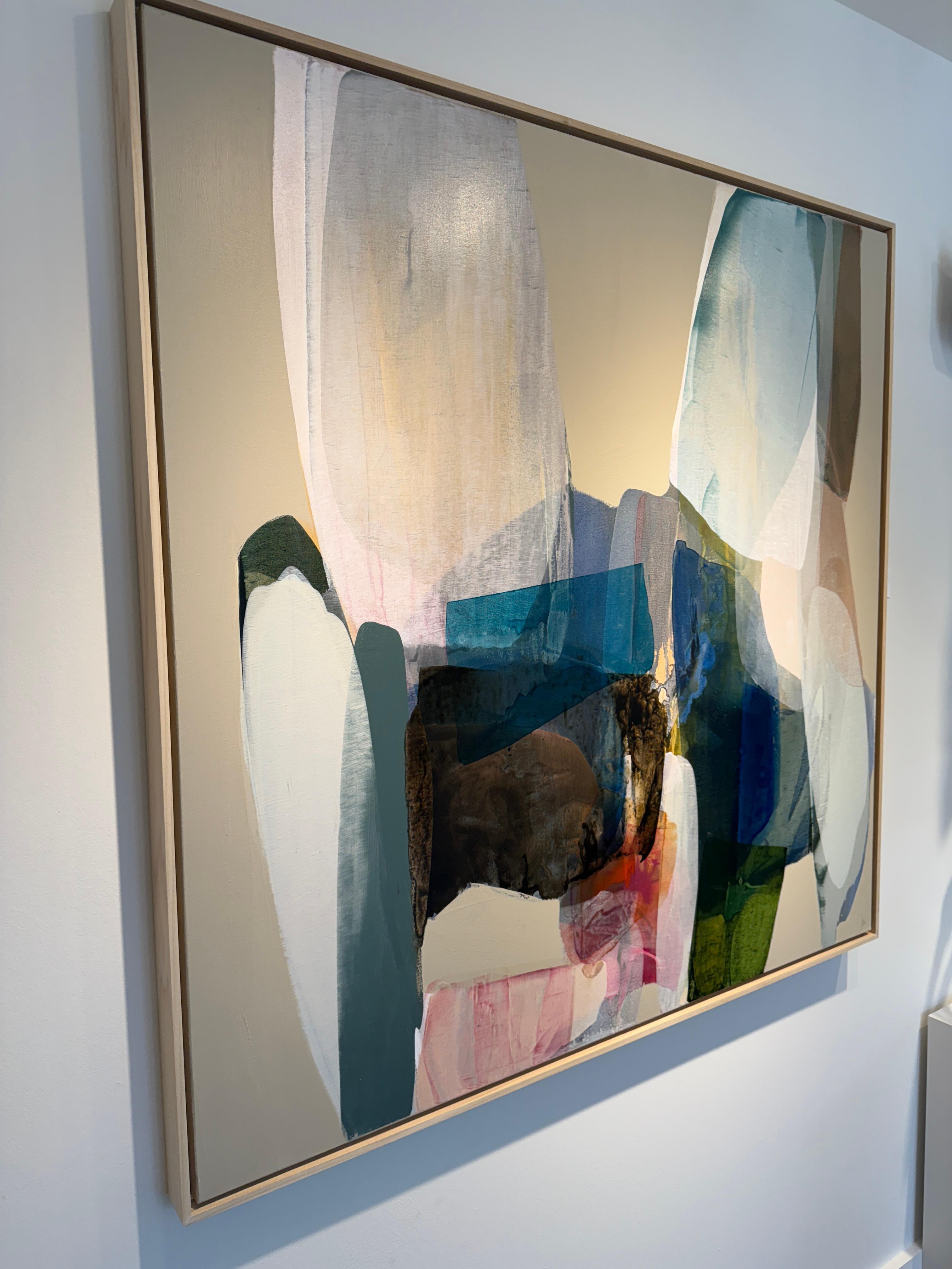 Une élégie du repos - Abstrait Painting par Lynn Sanders