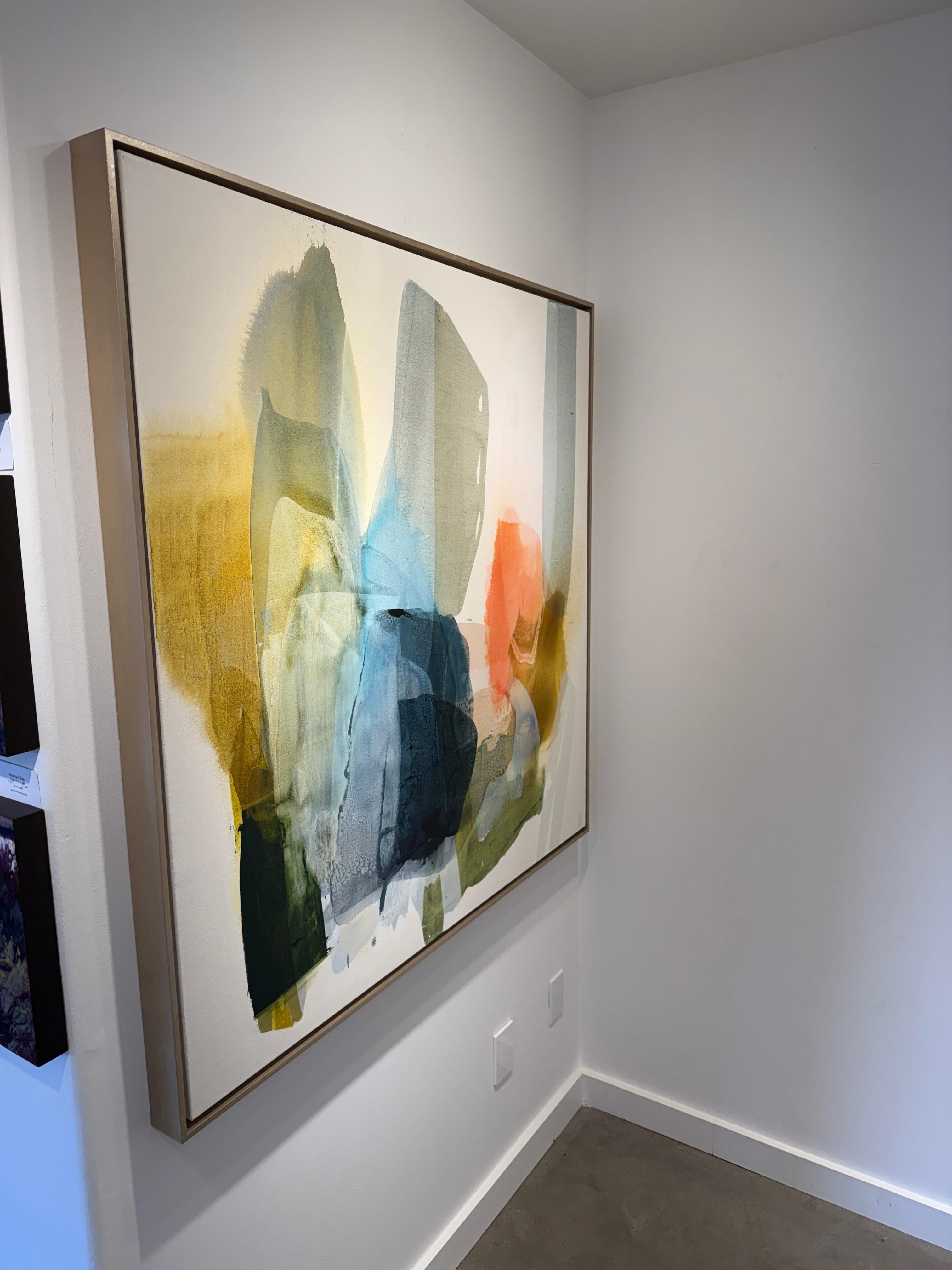 Birds Soaring - Abstract Painting by Lynn Sanders