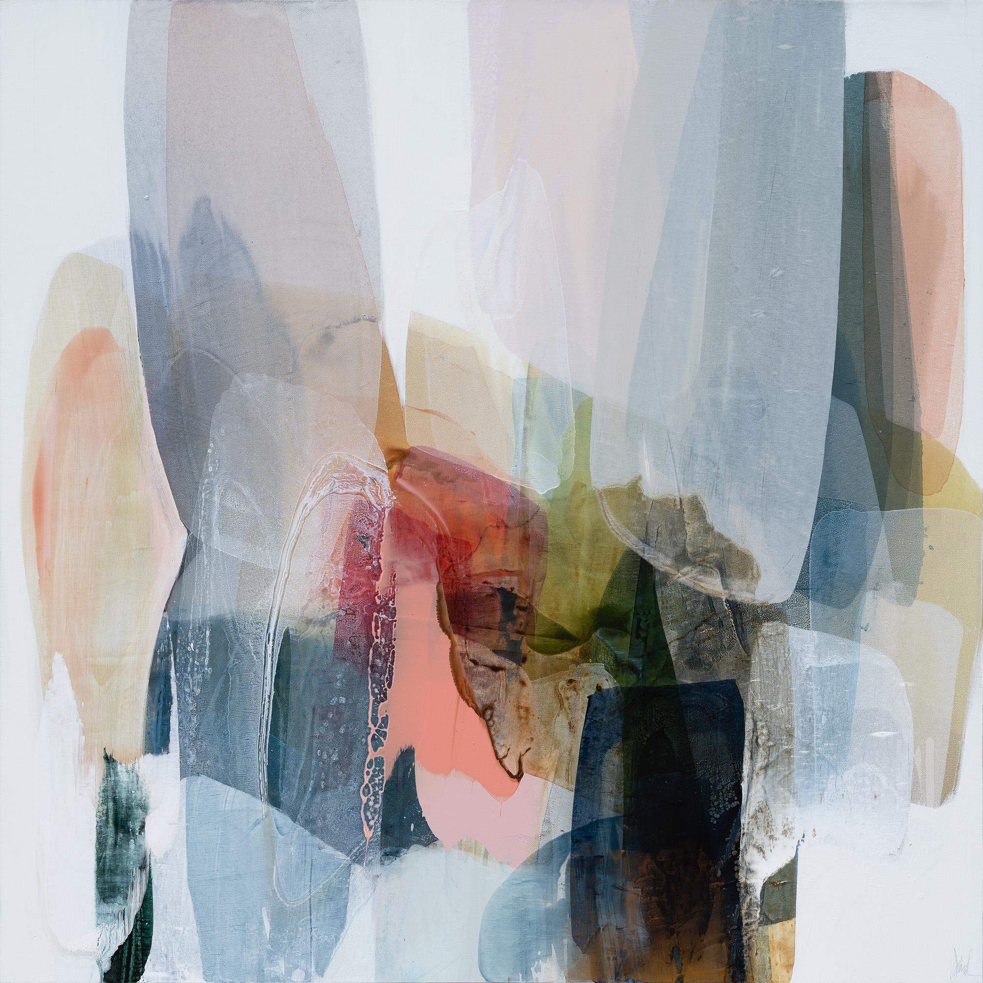 Lynn Sanders Abstract Painting – Frijoles-Schlucht
