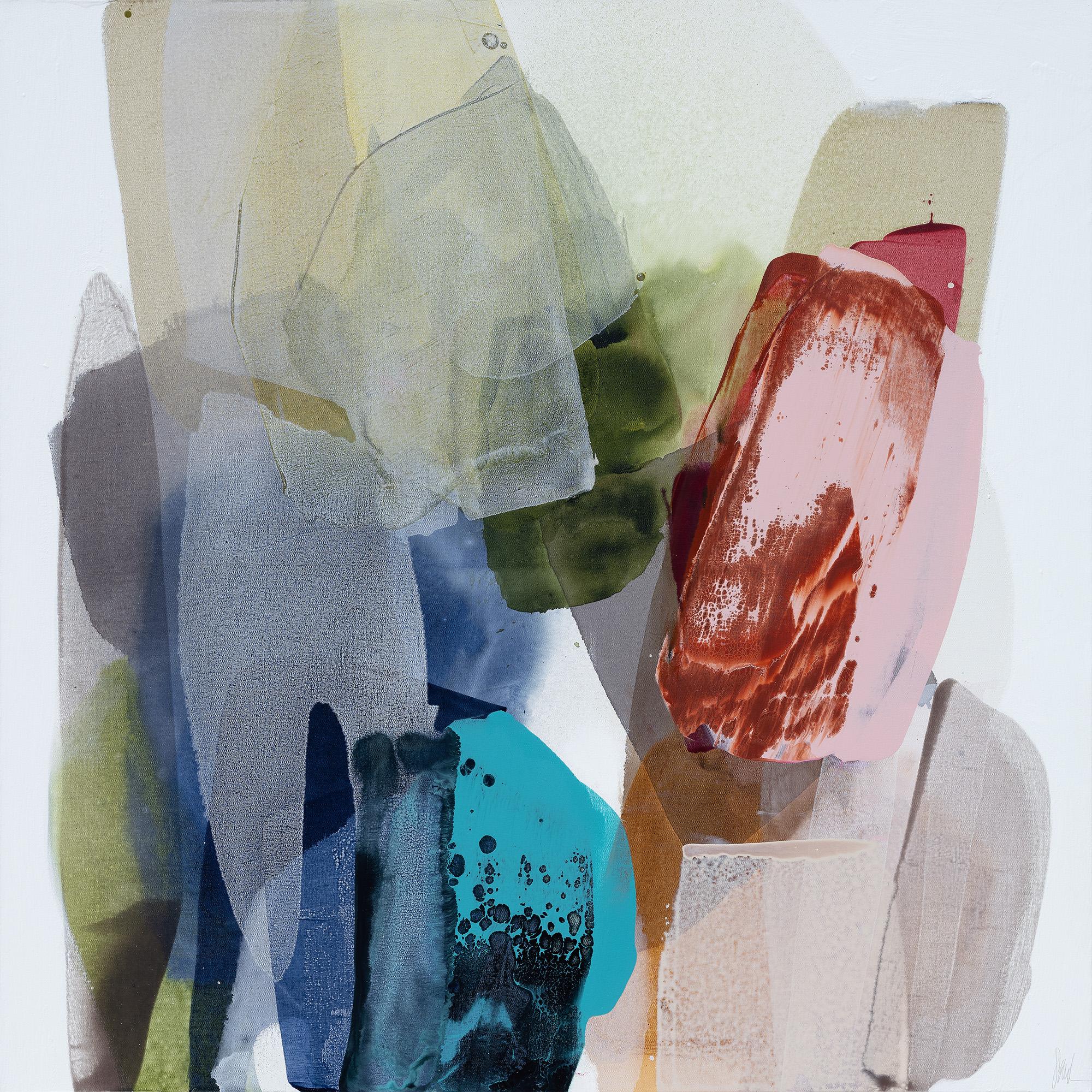 Lynn Sanders Abstract Painting – Wanderung Flow