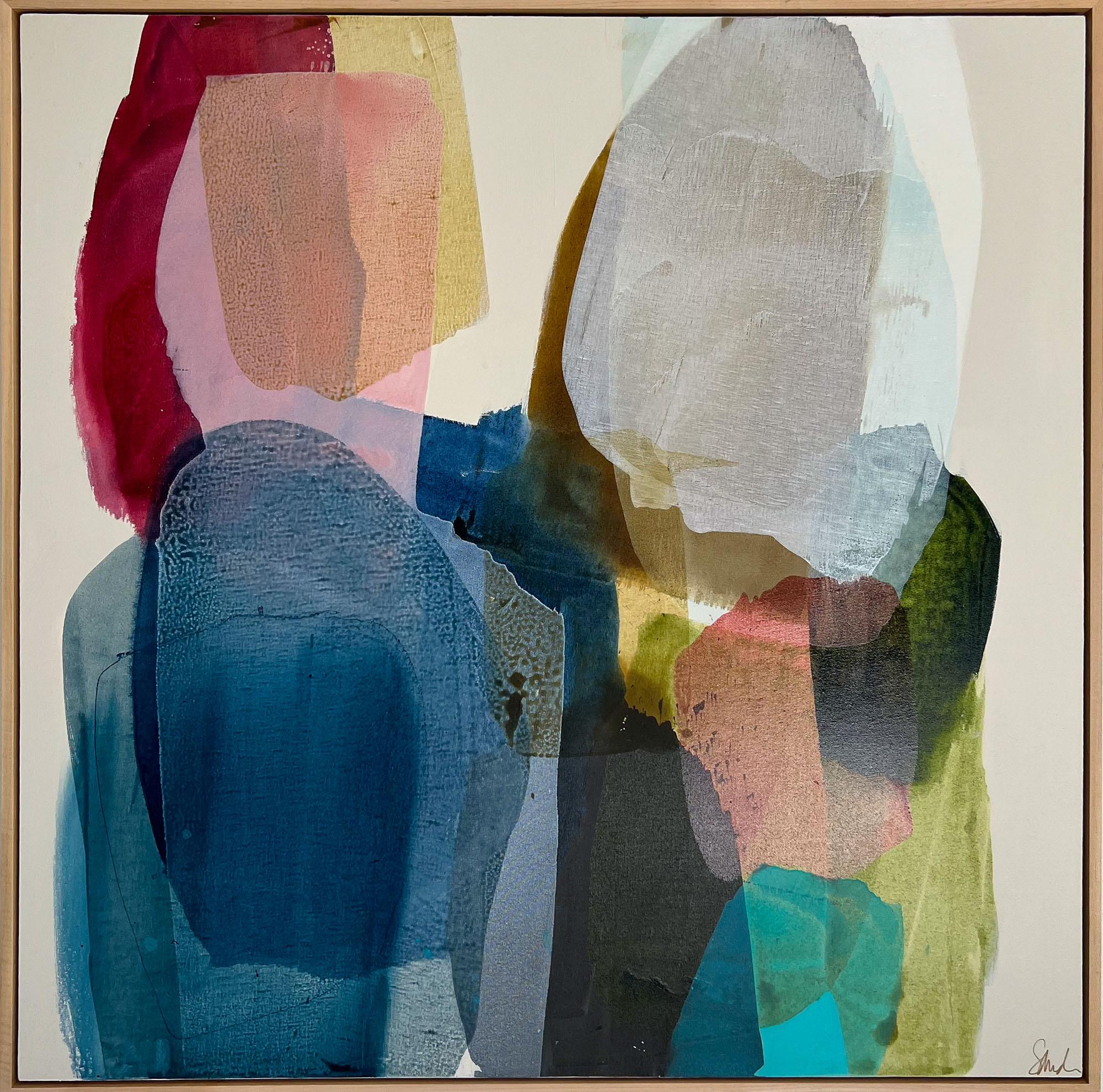 Lynn Sanders Abstract Painting - Hummingbird in Motion