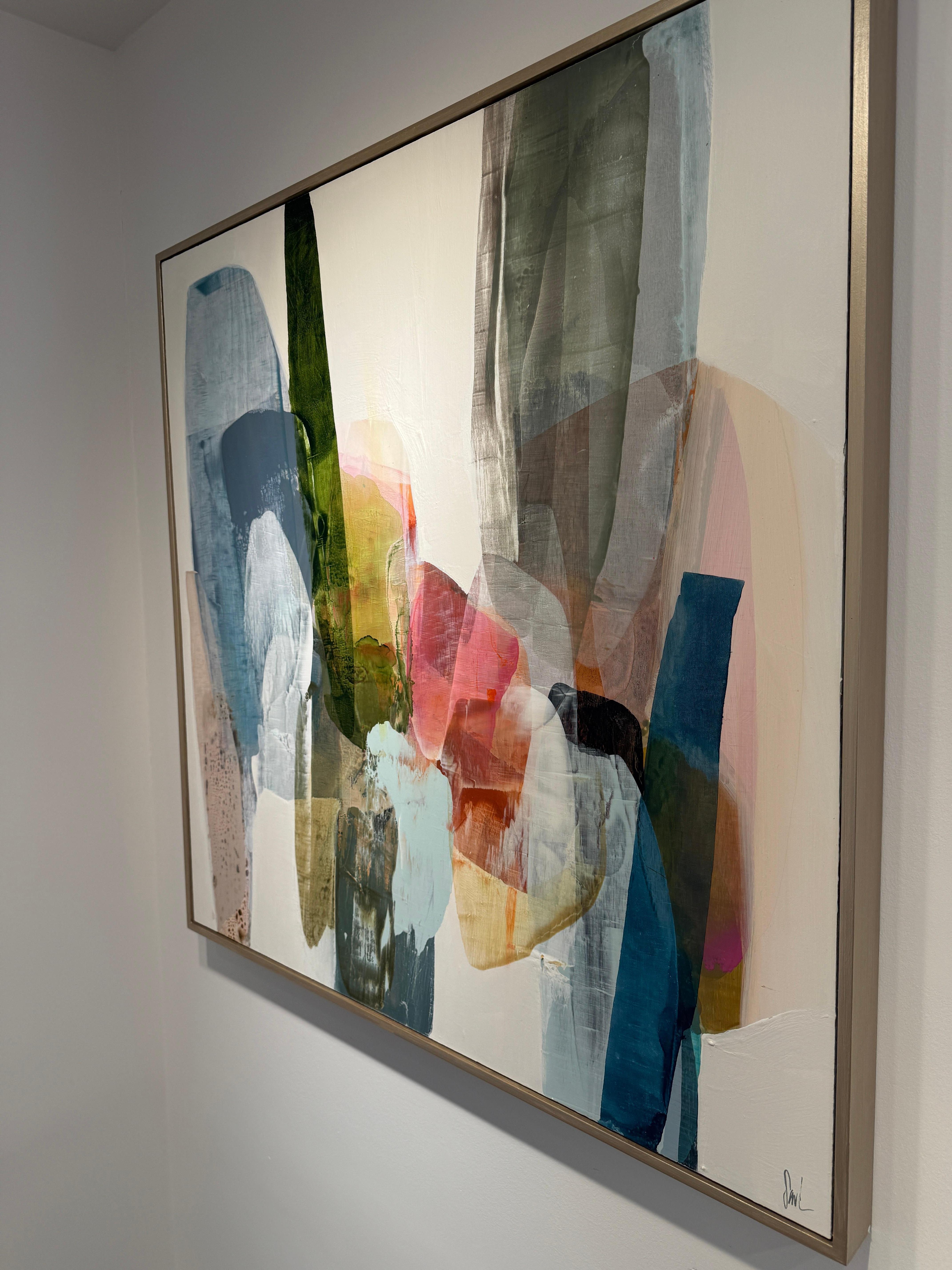 Lotta Chai - Abstract Painting by Lynn Sanders