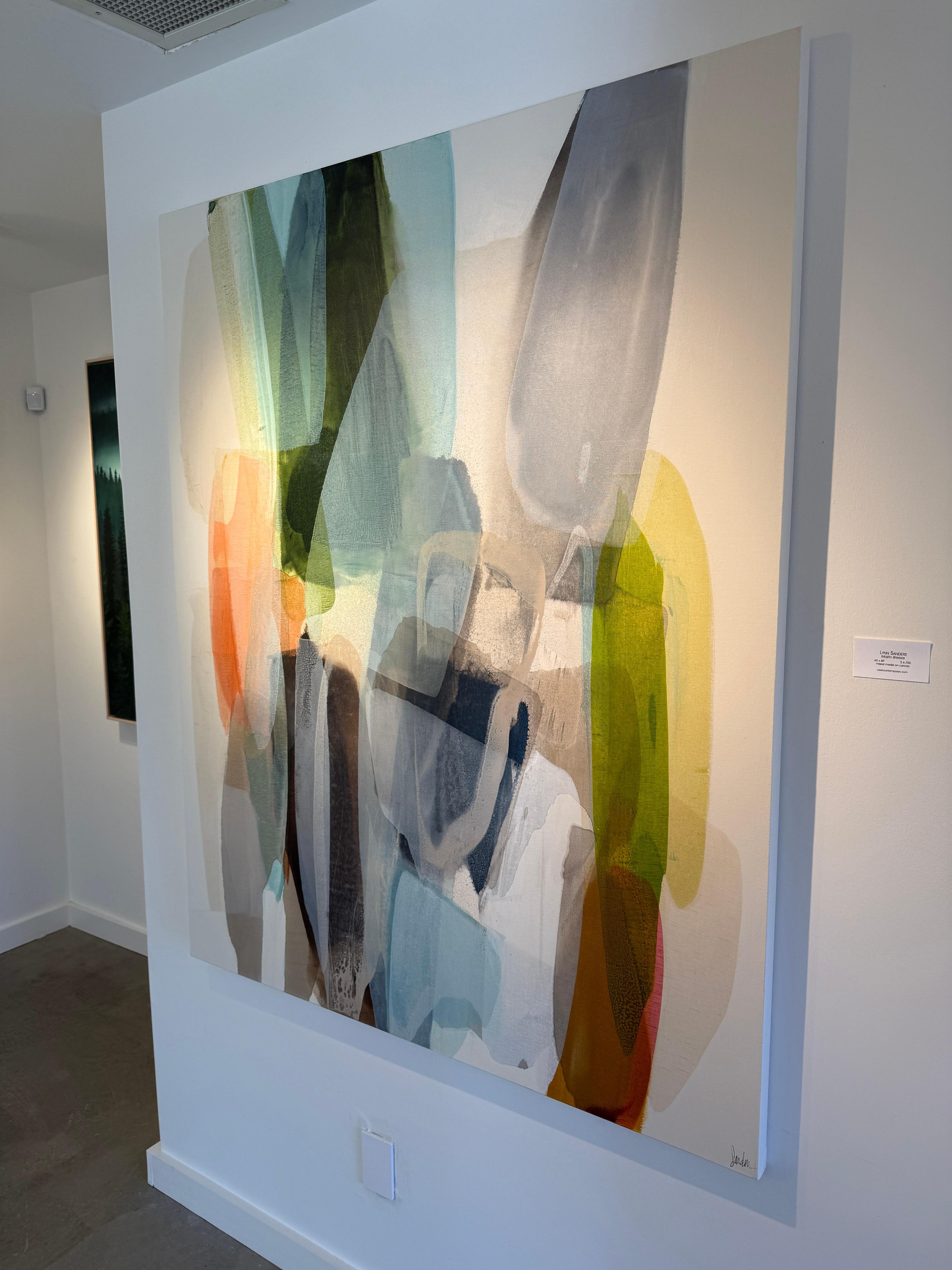 Brezza di Mojito - Painting Astratto di Lynn Sanders