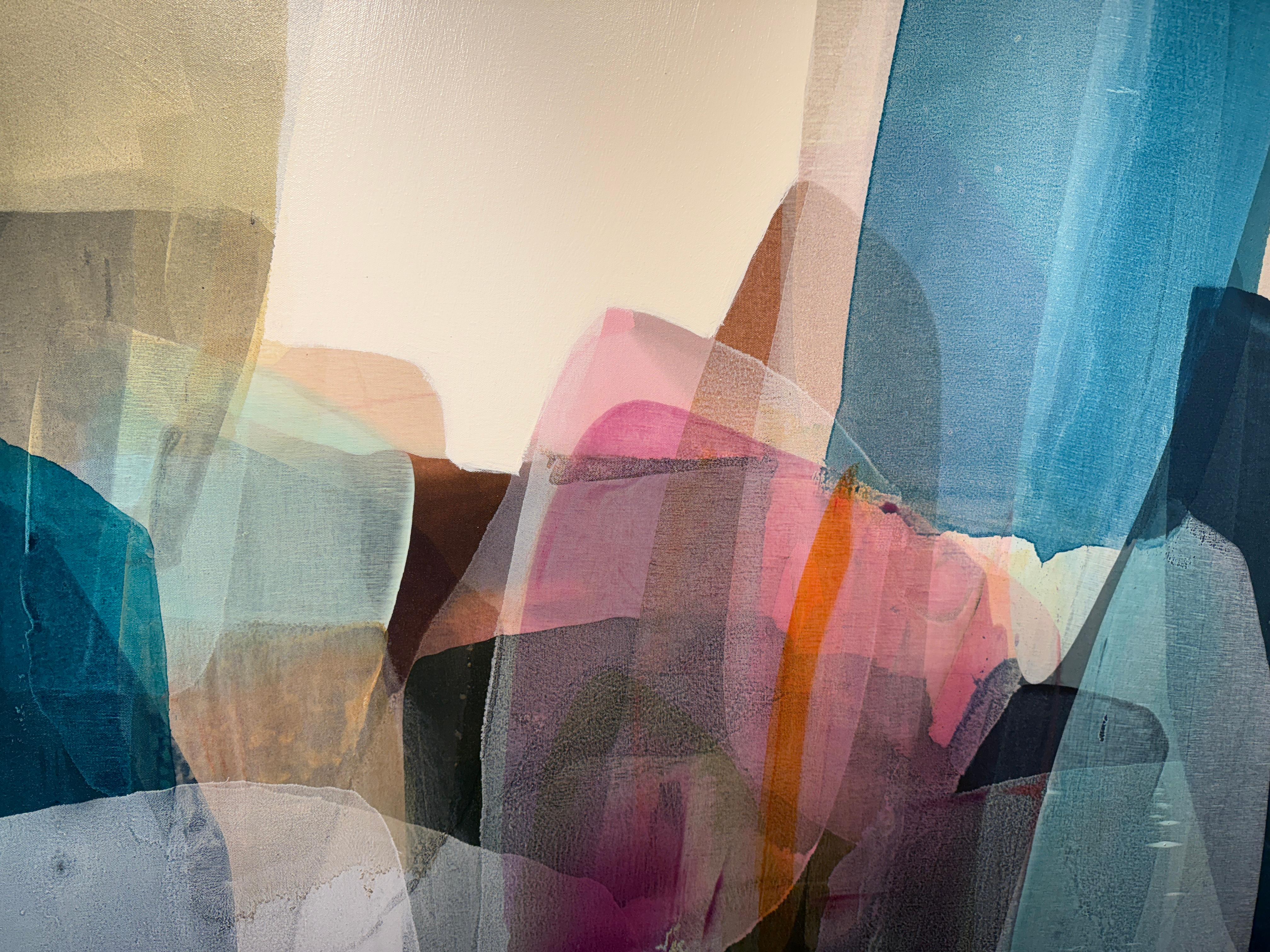 Lynn Sanders est une artiste enthousiasmée par la beauté : architecture, feuillage, paysages, marines, intérieurs. Elle trouve des palettes et des formes dans son environnement et les propulse dans son travail, croyant au pouvoir de l'art pour