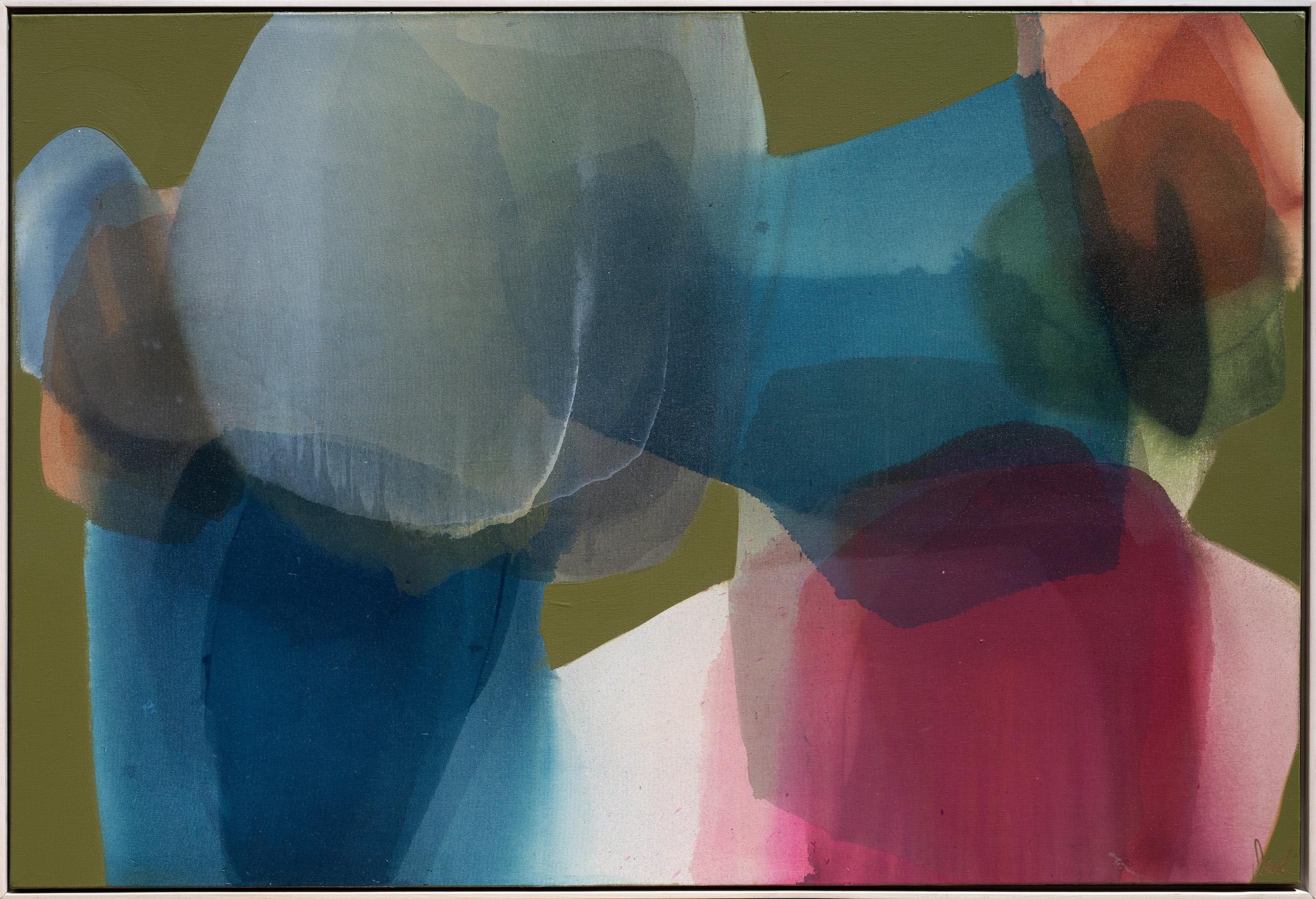Lynn Sanders Abstract Painting - Sagebrush Symphony