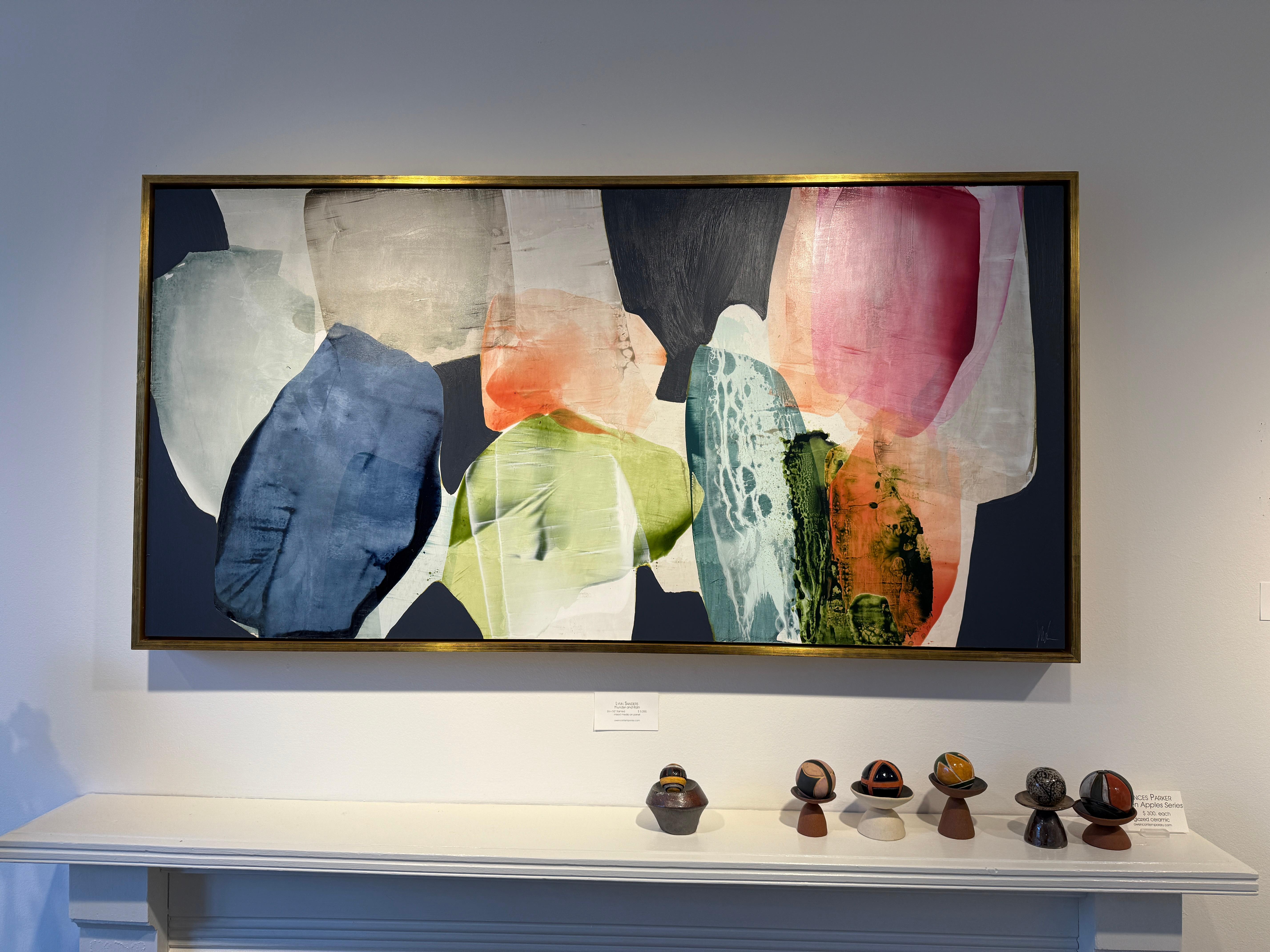Tuoni e pioggia - Painting di Lynn Sanders