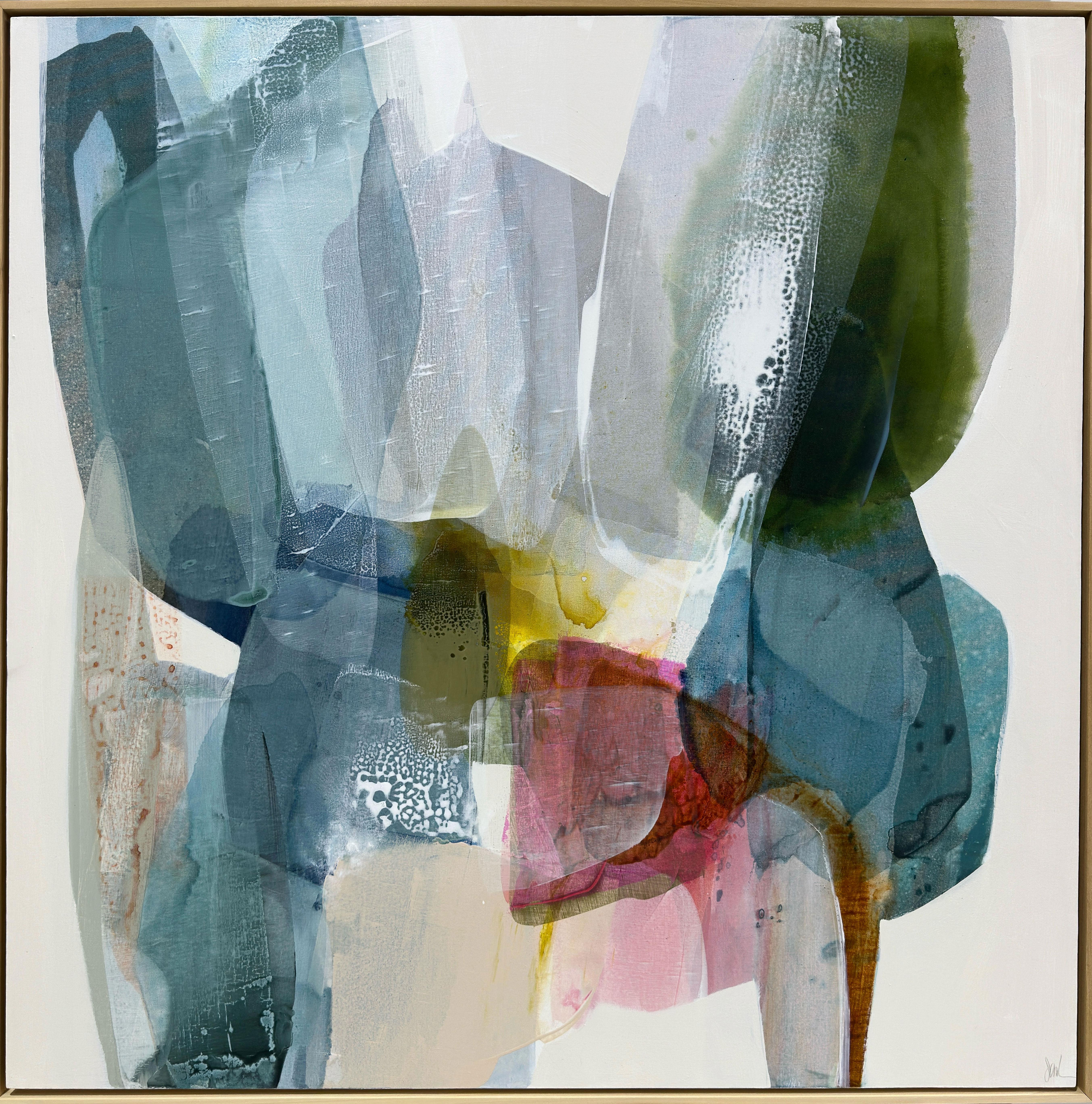 Abstract Painting Lynn Sanders - Marées de fleurs sauvages
