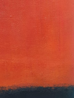 The Power of NOW [Black, Red, Acrylic, canvas, Abstract, Line]