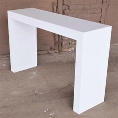 Lynne Console Table in Resin, Stone Aggregate & Fiberglass by Zachary A. Design