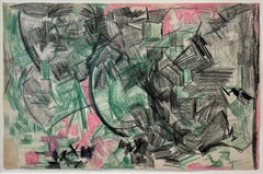 Vintage Untitled (Green & Pink)