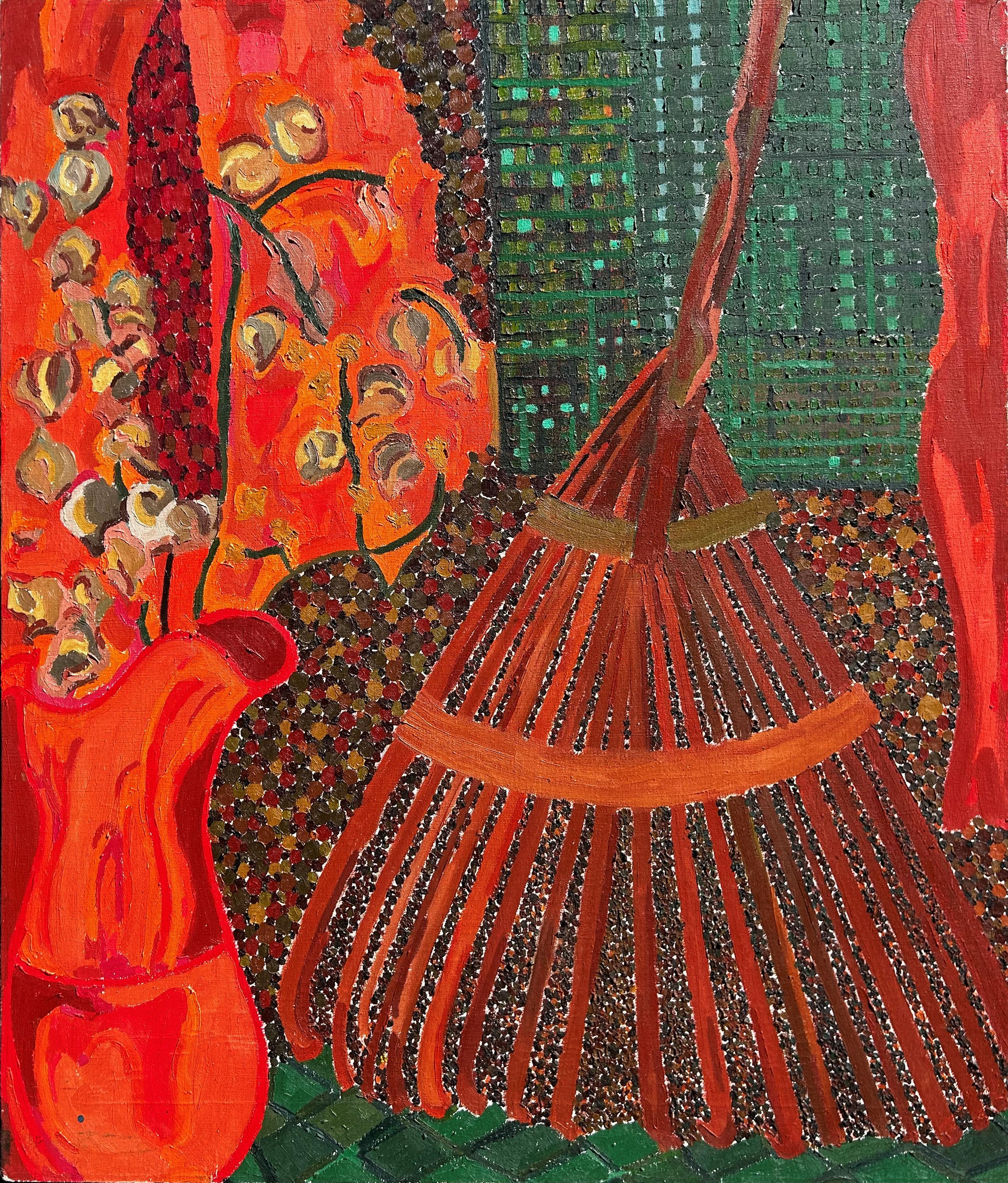 Lynne Drexler
Raked Off, 1989
Signed, titled and dated on the reverse
Oil on canvas
36 x 31 inches

Provenance
The artist
The Collection of Jerry Vis, Monhegan Island
Meredith Ward Fine Art, New York
Private Collection

Exhibited
New York, Meredith