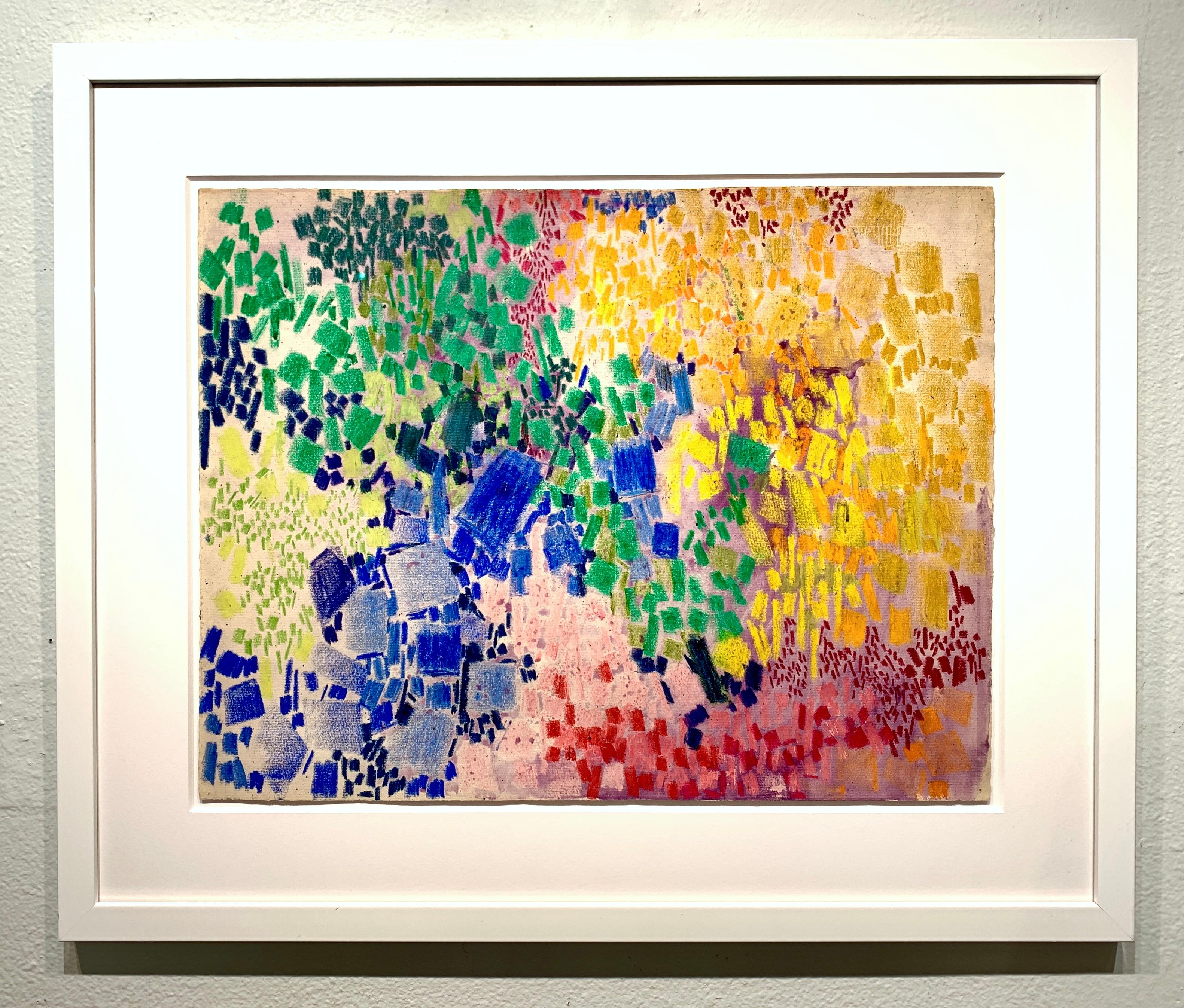 Untitled (Multicolor) 1960, by Lynne Mapp Drexler Mid-Century Abstract Expressionist on Paper

Provenance:  Drexler Estate

LYNNE MAPP DREXLER (American, 1928-1999)

Southern-born Lynne Mapp Drexler found her artistic voice during one of the most