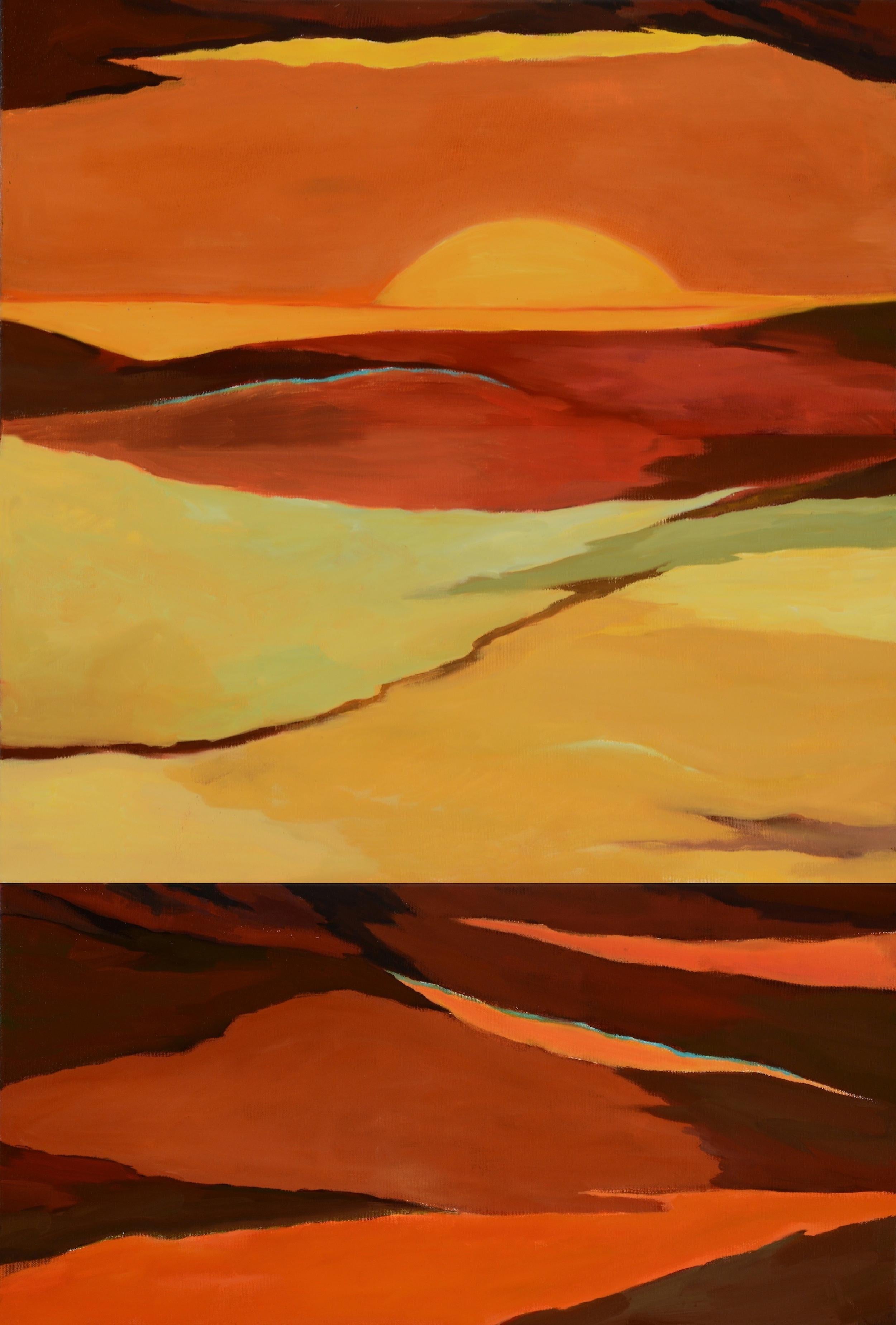 Lynne Friedman Still-Life Painting - Sundown