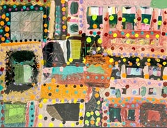 Pintura Expresionista Abstracta Años 80 Miami Mujer Modernista Lynne Golob Gelfman