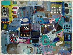 Abstract Expressionist 1980s Painting Miami Woman Modernist Lynne Golob Gelfman