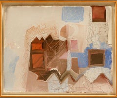 Pintura Expresionista Abstracta Arquitectura de Miami Modernista Lynne Golob Gelfman