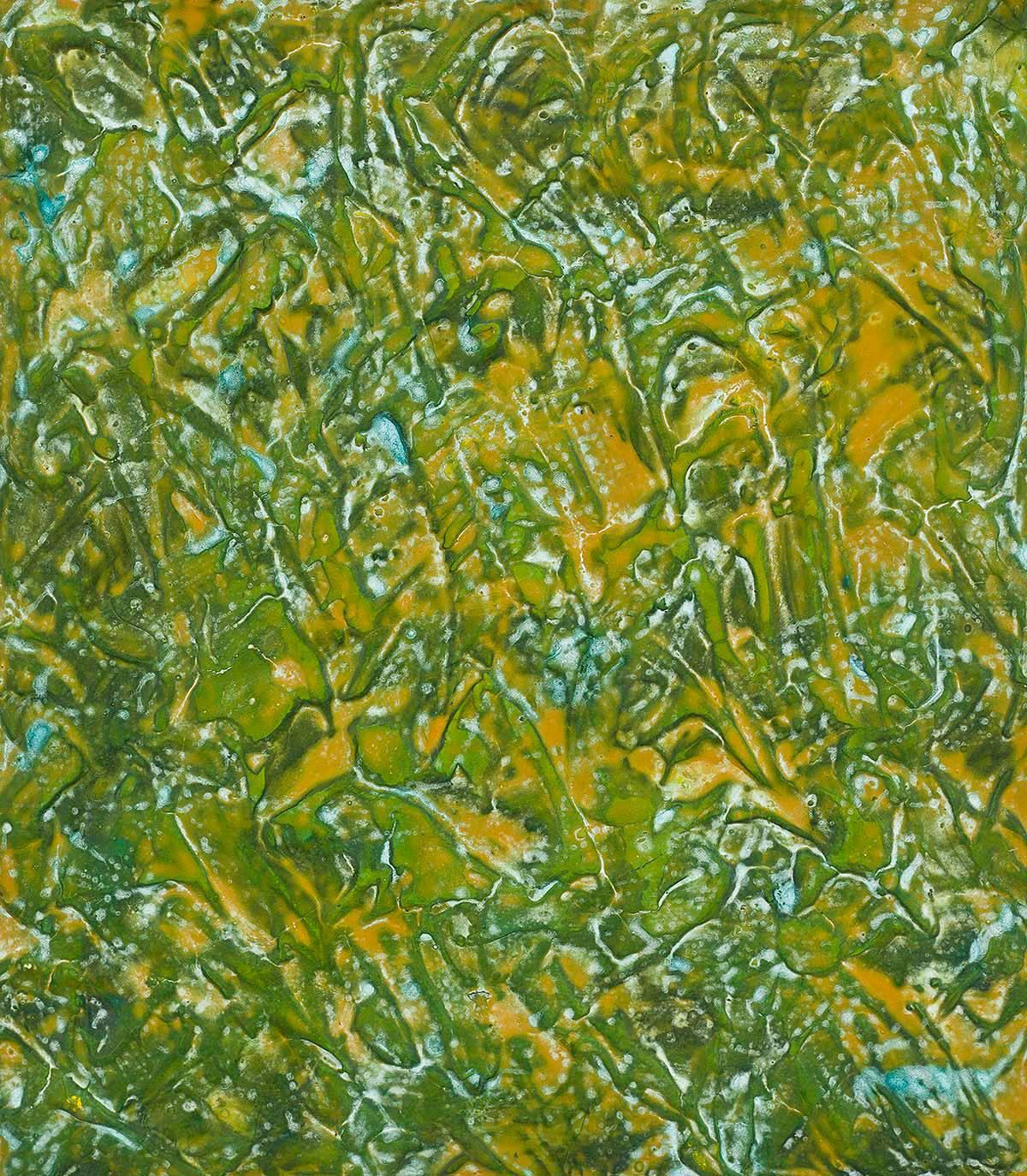 Pintura al óleo abstracta Miami Mujer Modernista Lynne Golob Gelfman Raíces fangosas en venta 2