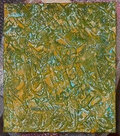 Vintage Abstract Oil Painting Miami Woman Modernist Lynne Golob Gelfman Muddy Roots