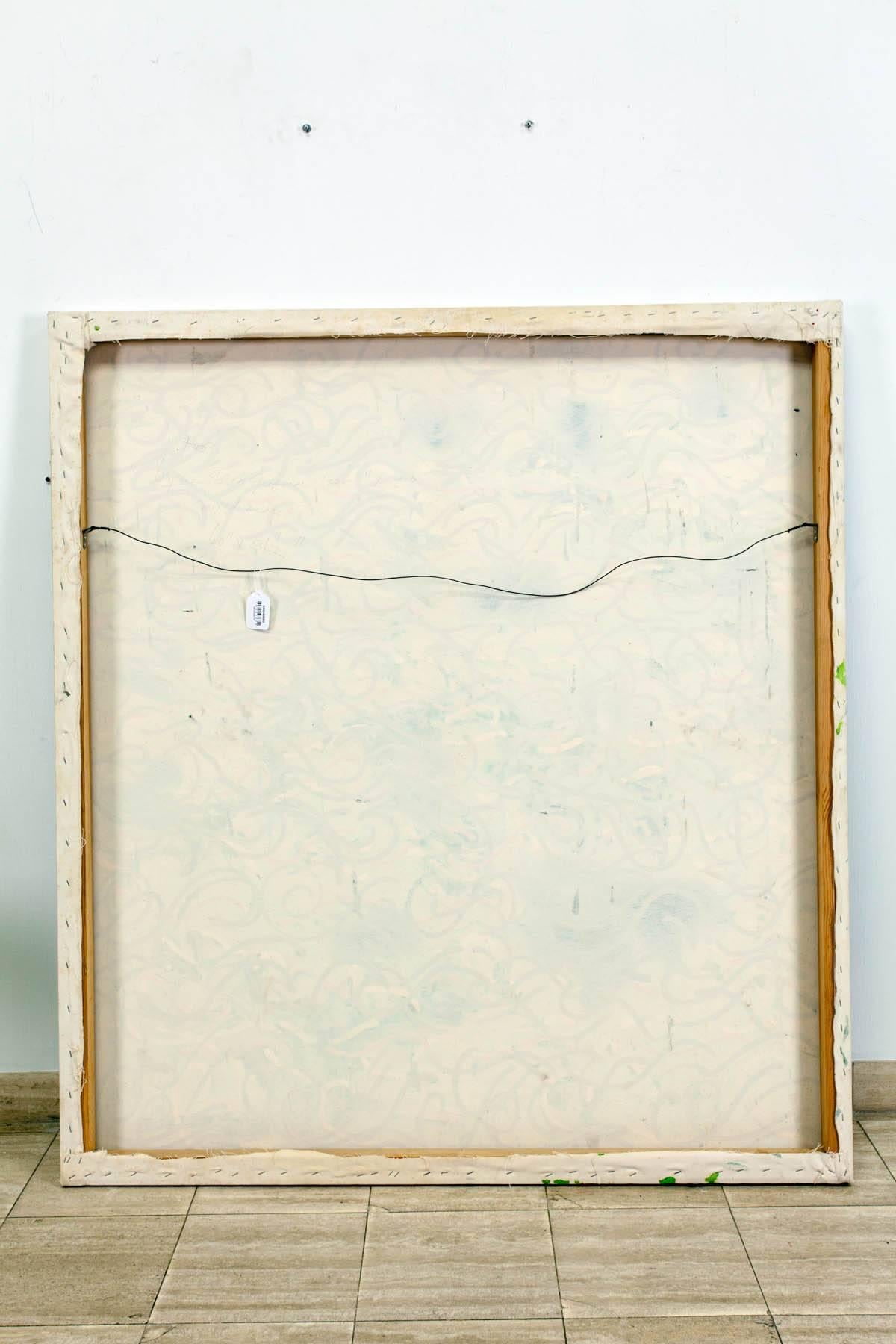 Grande quadro astratto a olio Miami Donna Modernista Lynne Golob Gelfman in vendita 2