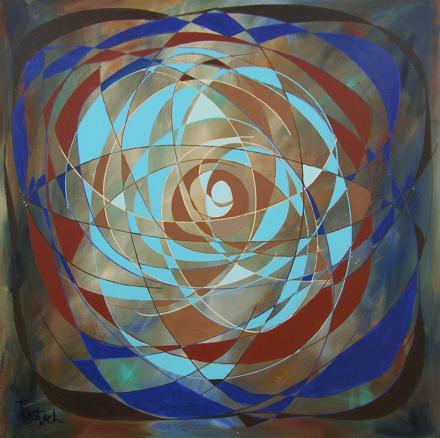 Abstract Painting de Lynne Taetzsch - Arte Abstracto Diez, Pintura, Acrílico sobre Lienzo