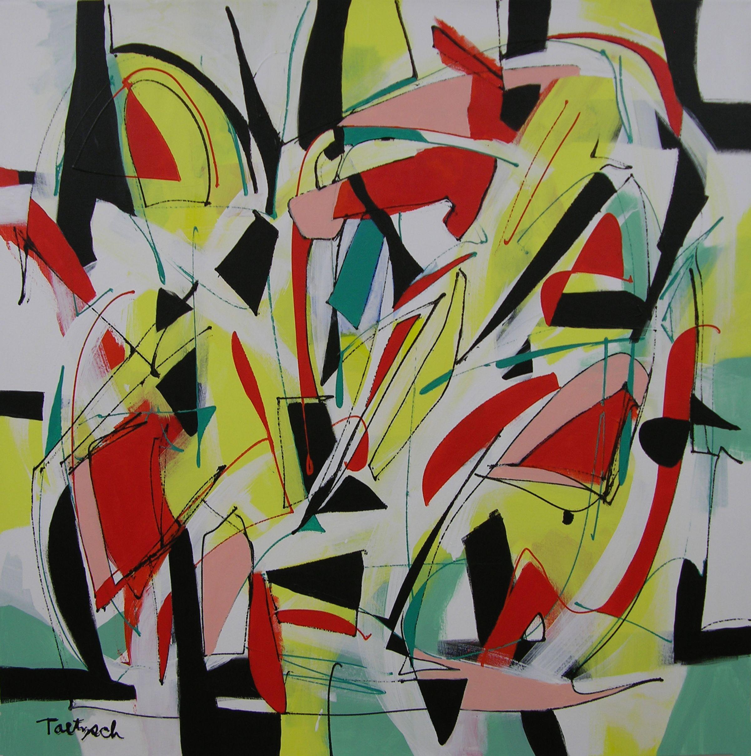 Ballet, Pintura, Acrílico sobre lienzo - Painting de Lynne Taetzsch