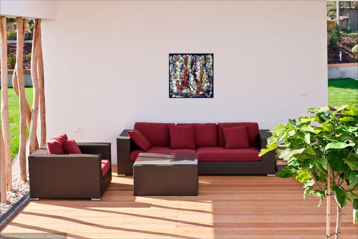Suite Burbuja, Pintura, Acrílico sobre lienzo - Painting Moderno de Lynne Taetzsch