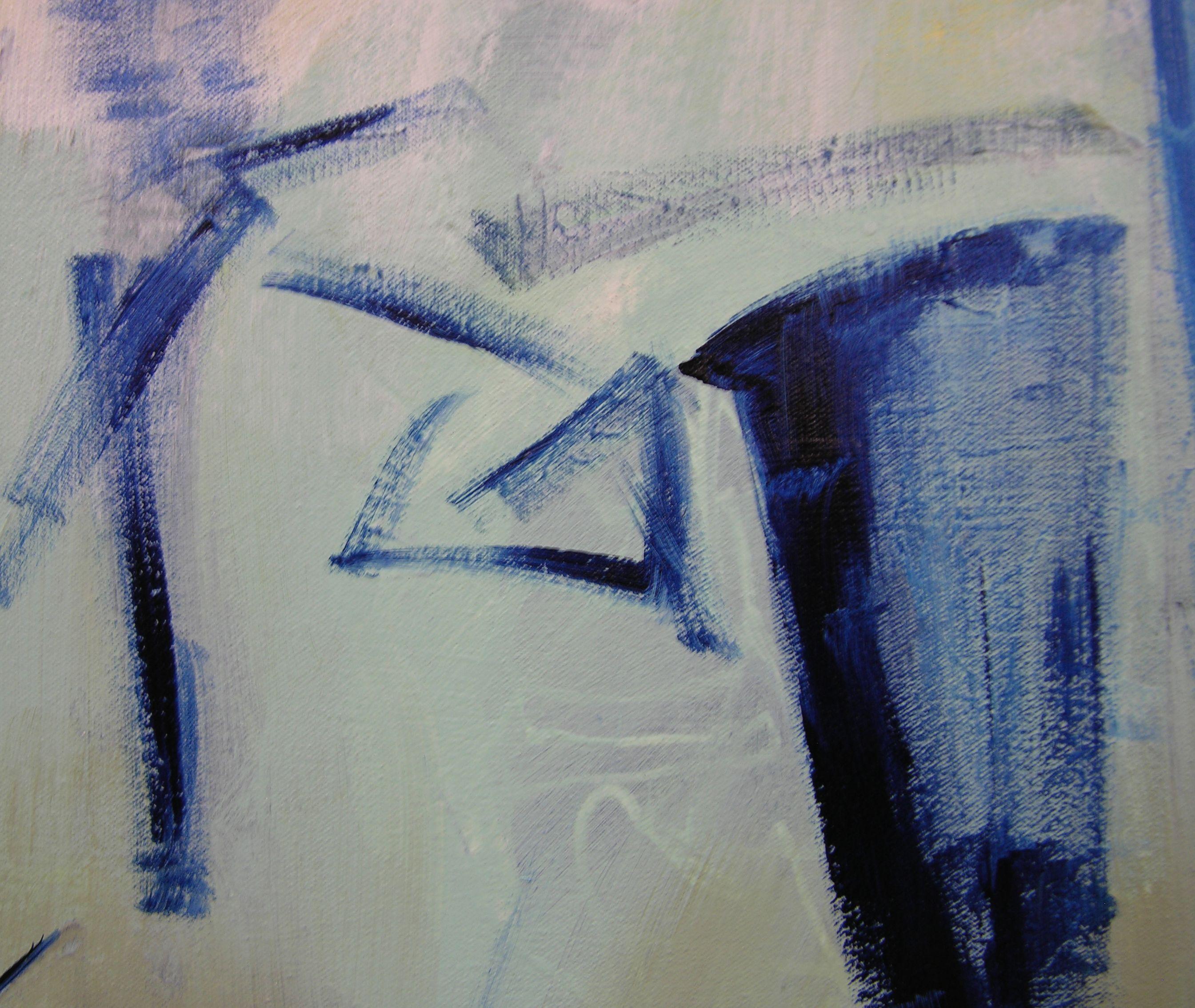Paisaje cómico, Pintura, Acrílico sobre lienzo - Painting de Lynne Taetzsch