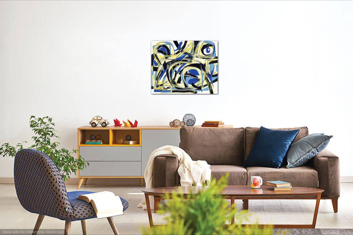 Inspiegabilmente, Pittura, Acrilico su tela in vendita 1