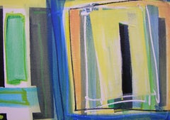 Intensamente azul, Pintura, Acrílico sobre lienzo